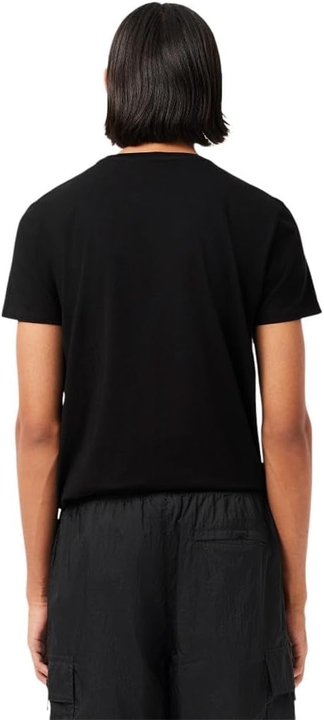 image:imageLacoste Mens Short Sleeve Pima Jersey Crew Neck TeeBlack