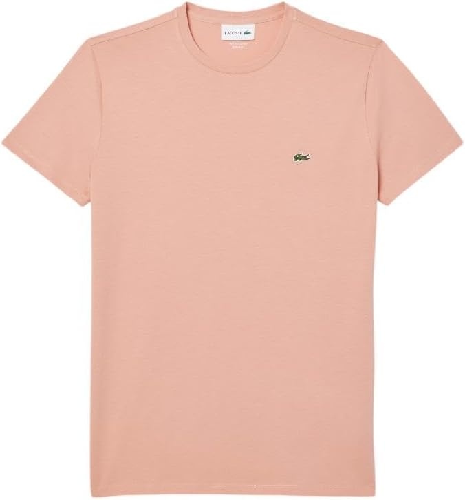 image:imageLacoste Mens Short Sleeve Pima Jersey Crew Neck TeeBrown