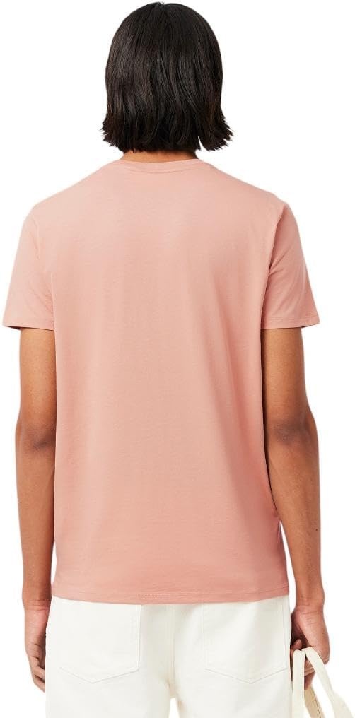 image:imageLacoste Mens Short Sleeve Pima Jersey Crew Neck TeeBrown