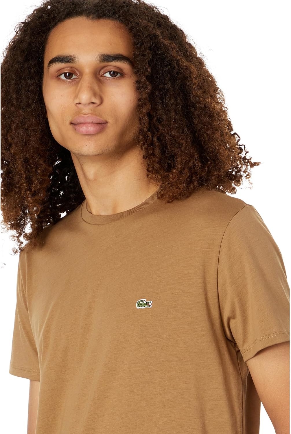 image:imageLacoste Mens Short Sleeve Pima Jersey Crew Neck TeeCookie