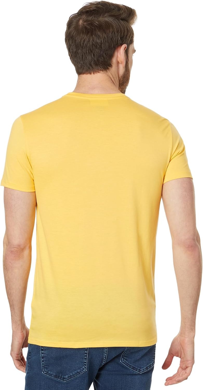 image:imageLacoste Mens Short Sleeve Pima Jersey Crew Neck TeeCornsilk