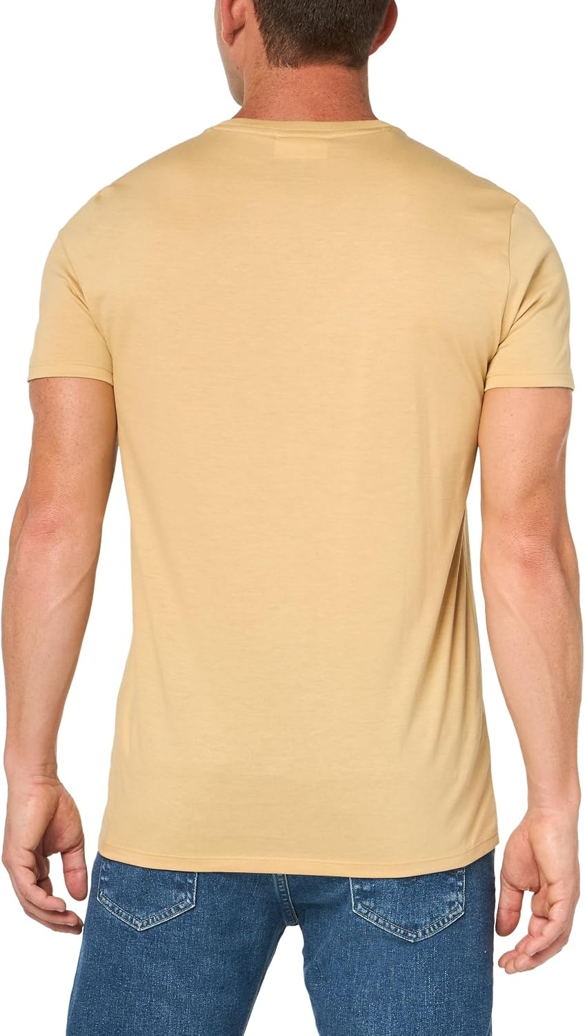 image:imageLacoste Mens Short Sleeve Pima Jersey Crew Neck TeeCroissant