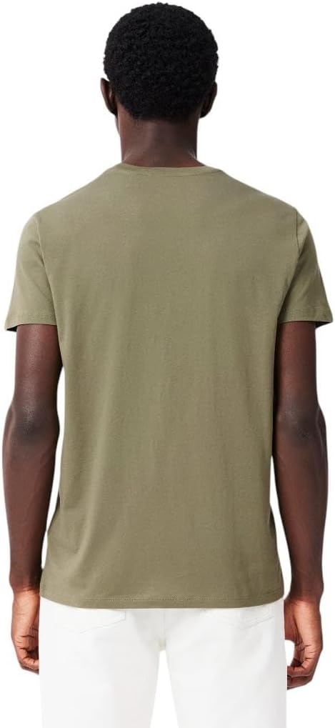 image:imageLacoste Mens Short Sleeve Pima Jersey Crew Neck TeeKhaki