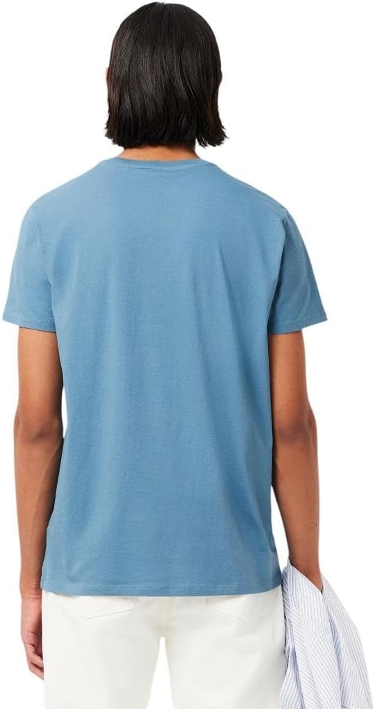 image:imageLacoste Mens Short Sleeve Pima Jersey Crew Neck TeeLimestone