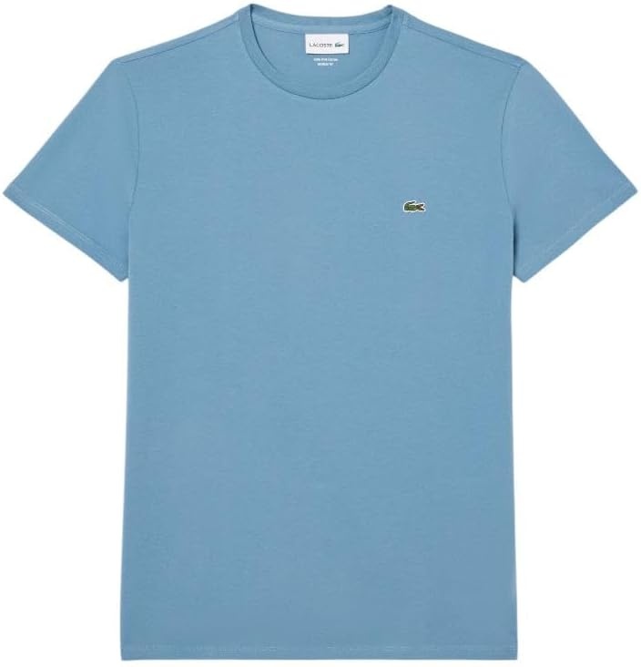 image:imageLacoste Mens Short Sleeve Pima Jersey Crew Neck TeeLimestone