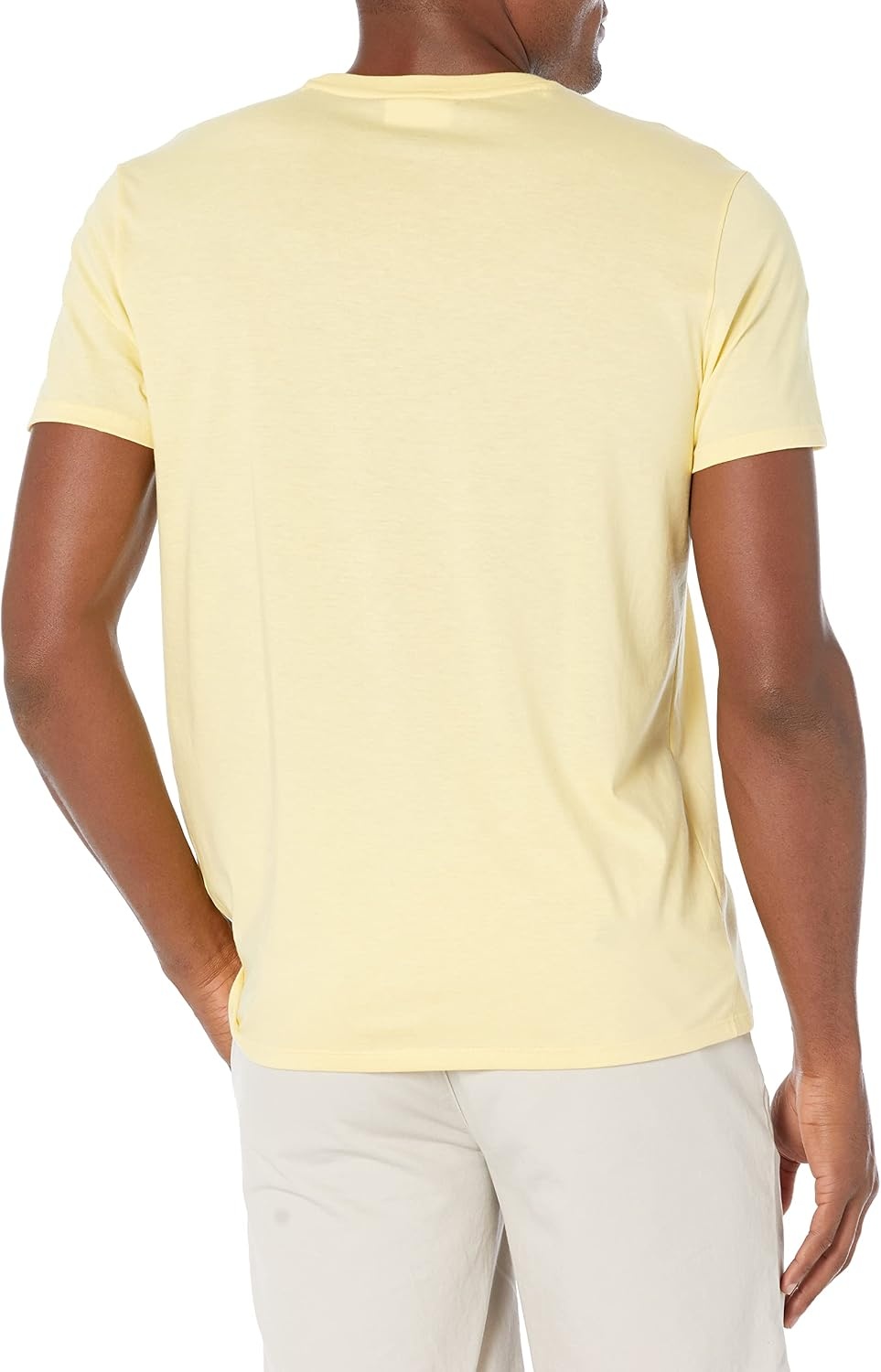 image:imageLacoste Mens Short Sleeve Pima Jersey Crew Neck TeeNapolitan Yellow