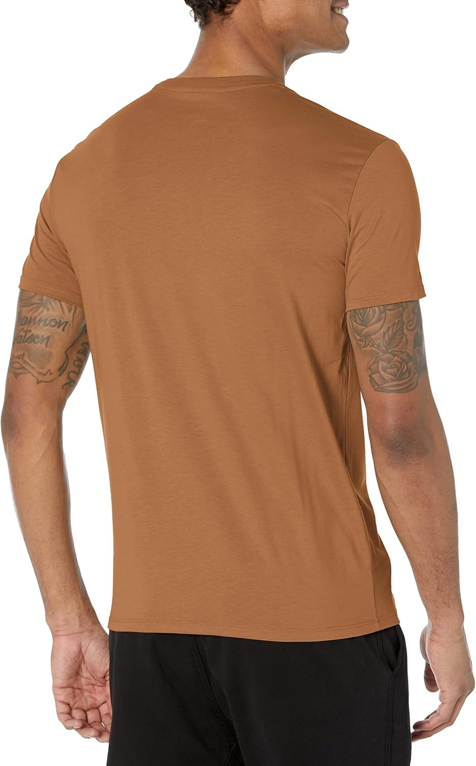 image:imageLacoste Mens Short Sleeve Pima Jersey Crew Neck TeePecan