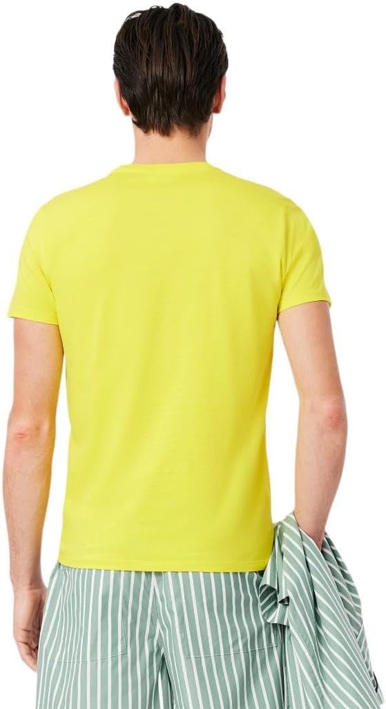 image:imageLacoste Mens Short Sleeve Pima Jersey Crew Neck TeePineapple
