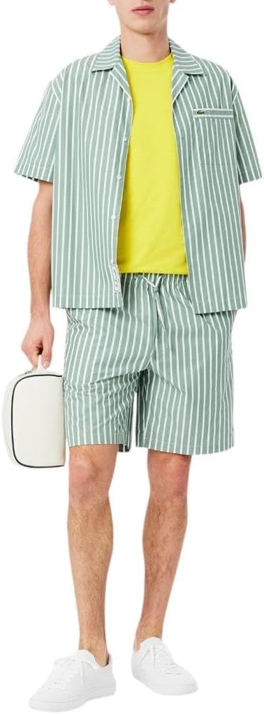 image:imageLacoste Mens Short Sleeve Pima Jersey Crew Neck TeePineapple