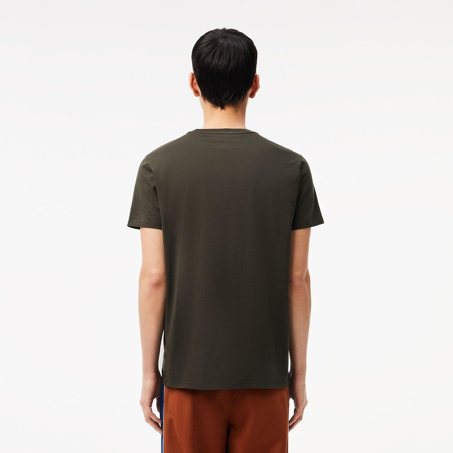image:imageLacoste Mens Short Sleeve Pima Jersey Crew Neck TeeSapwood