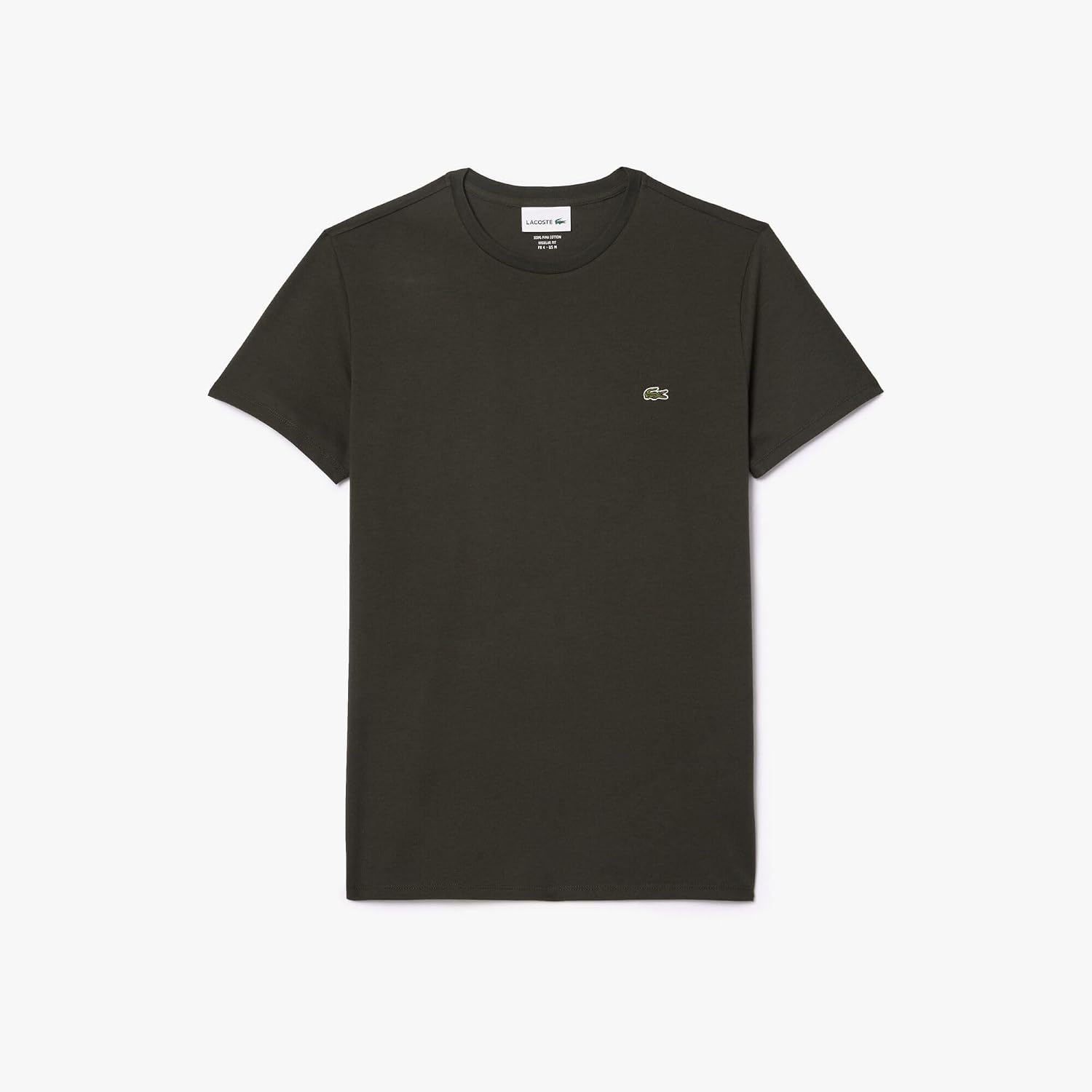 image:imageLacoste Mens Short Sleeve Pima Jersey Crew Neck TeeSapwood