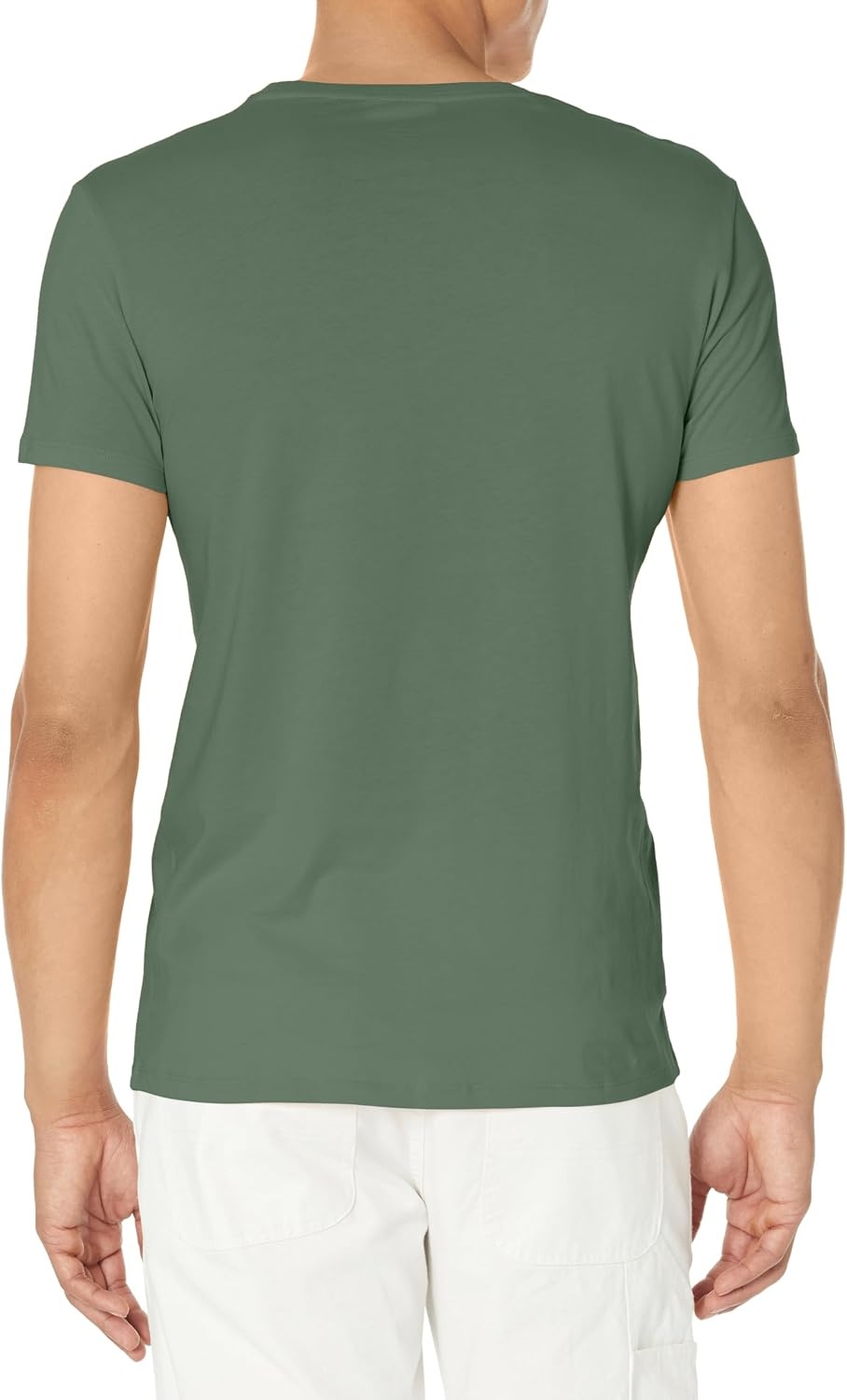 image:imageLacoste Mens Short Sleeve Pima Jersey Crew Neck TeeSequoia