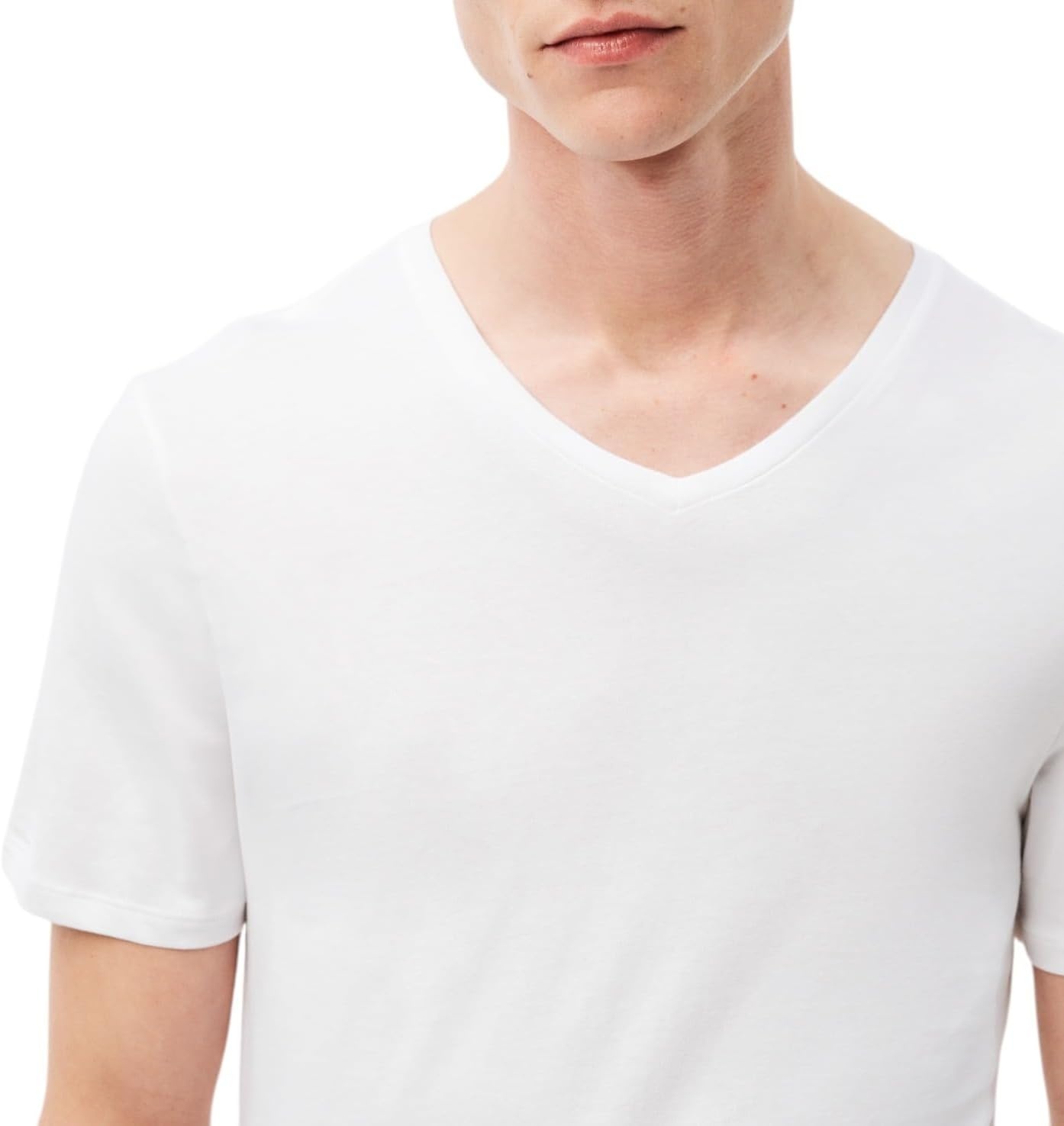 image:imageLacoste Mens Slim Fit Vneck Undershirt 3packWhite