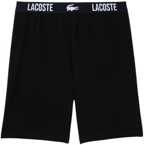 image:imageLacoste Mens Soft Cotton Pyjama ShortsBlack