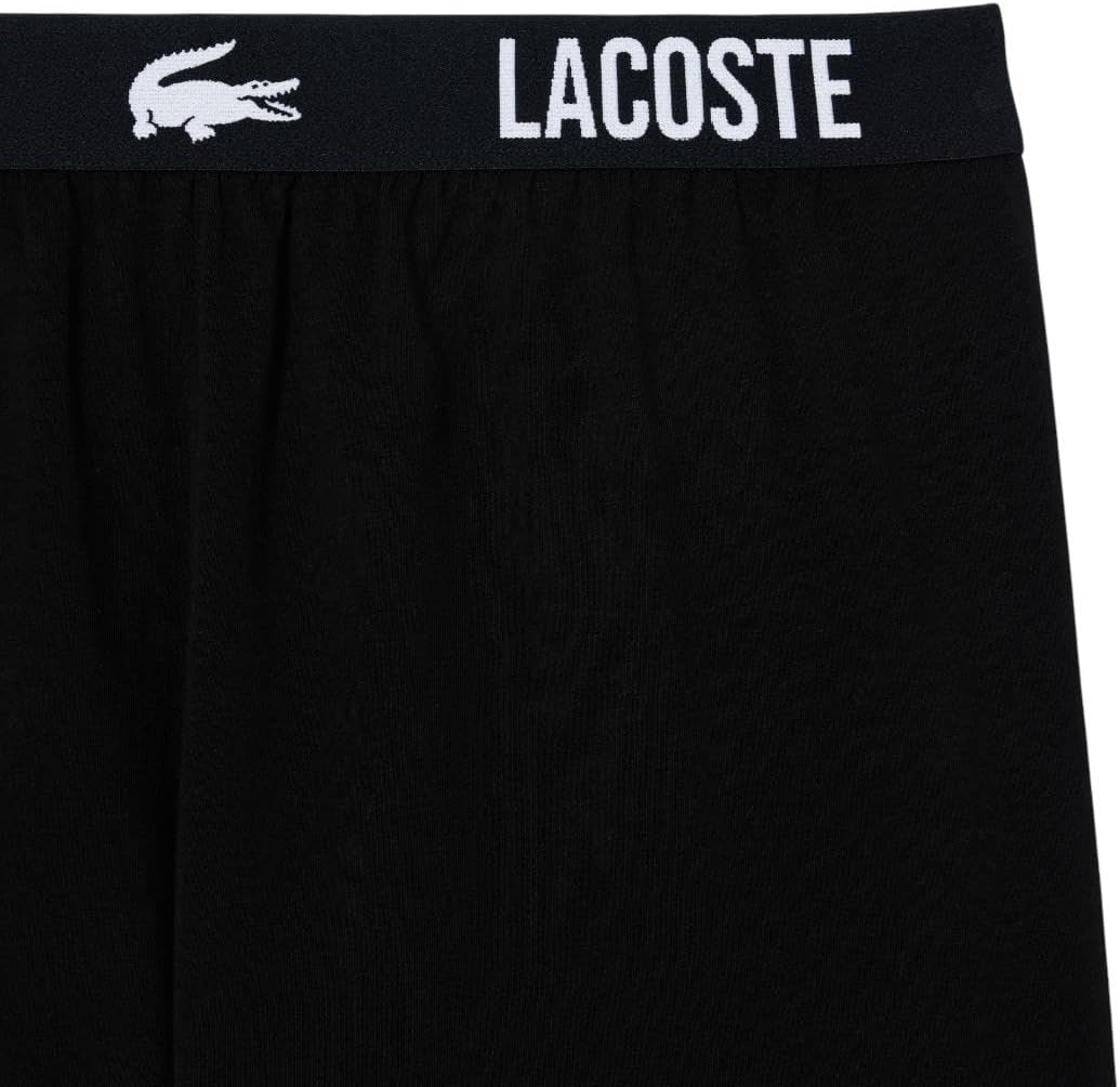 image:imageLacoste Mens Soft Cotton Pyjama ShortsBlack