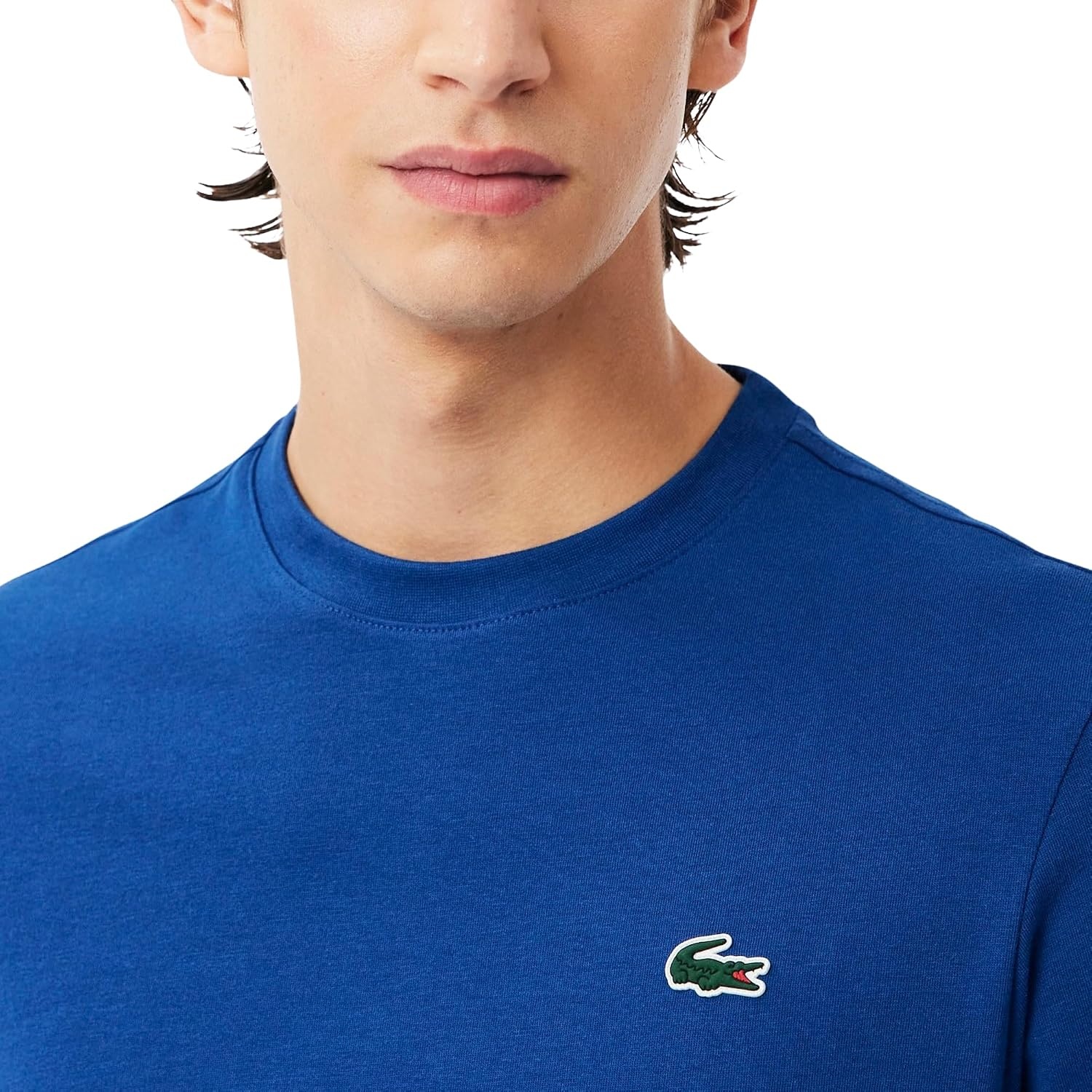 image:imageLacoste Mens Sport Printed UltraDry TShirtFrance Blue
