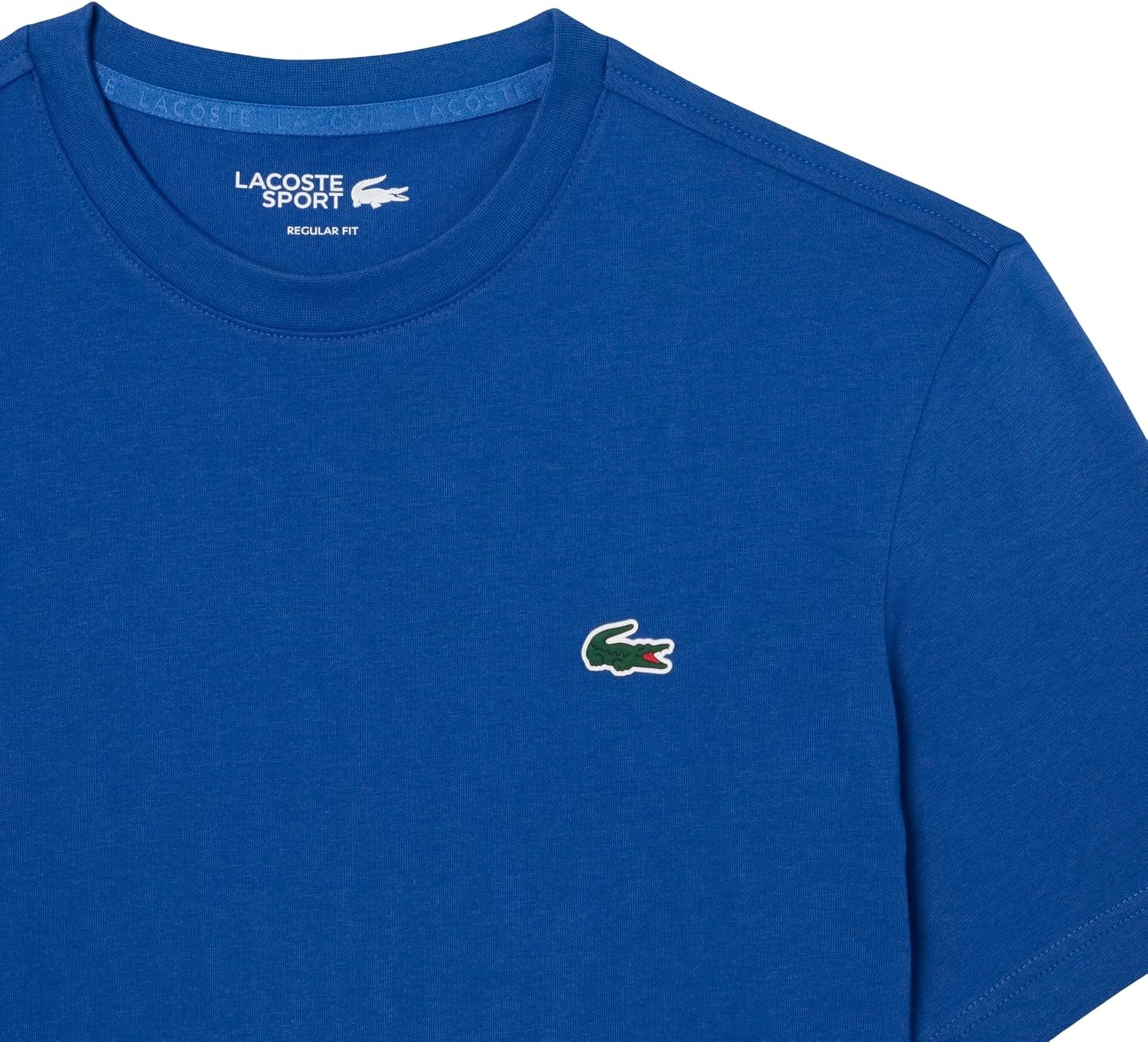 image:imageLacoste Mens Sport Printed UltraDry TShirtFrance Blue