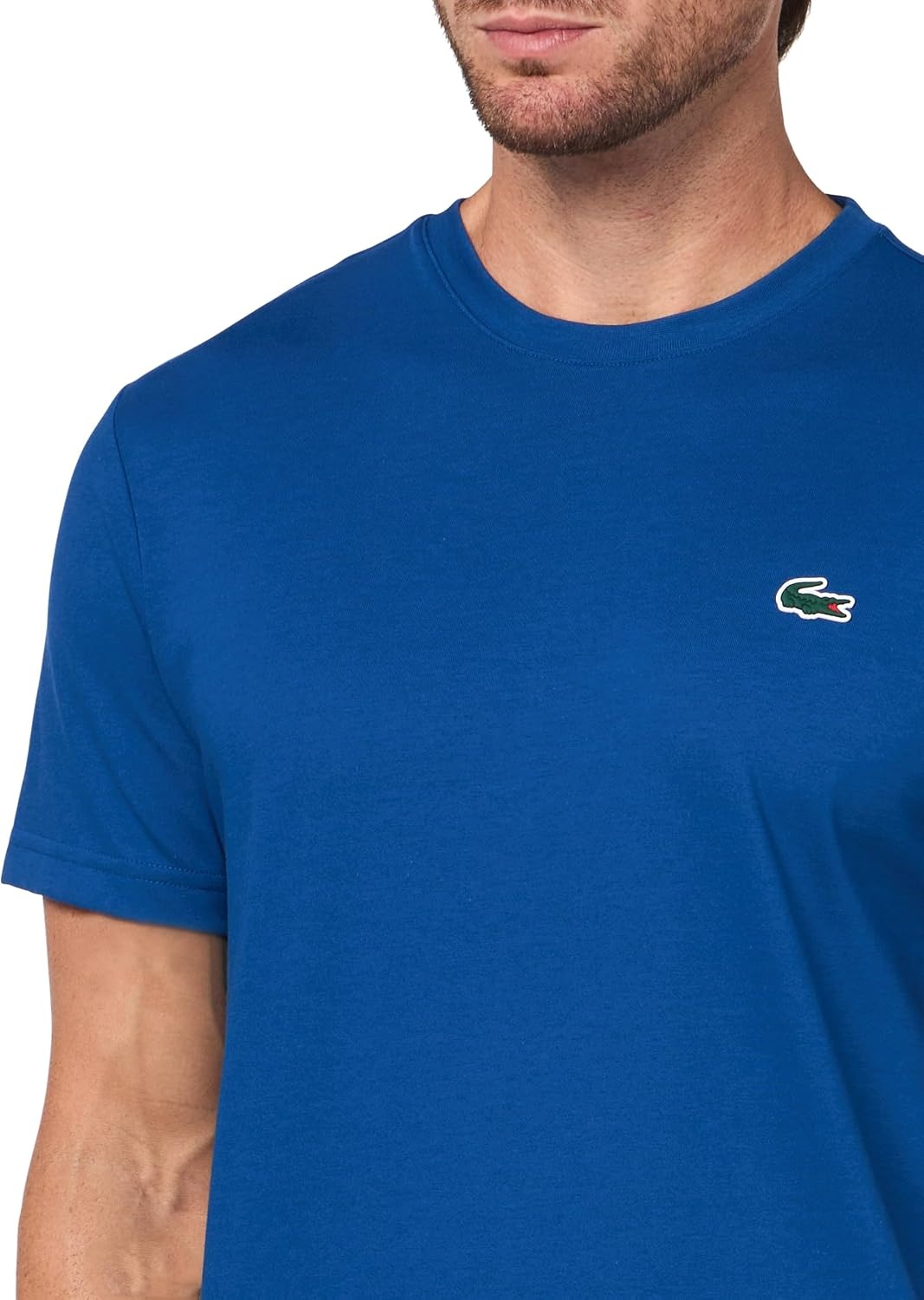 image:imageLacoste Mens Sport Printed UltraDry TShirtFrance Blue