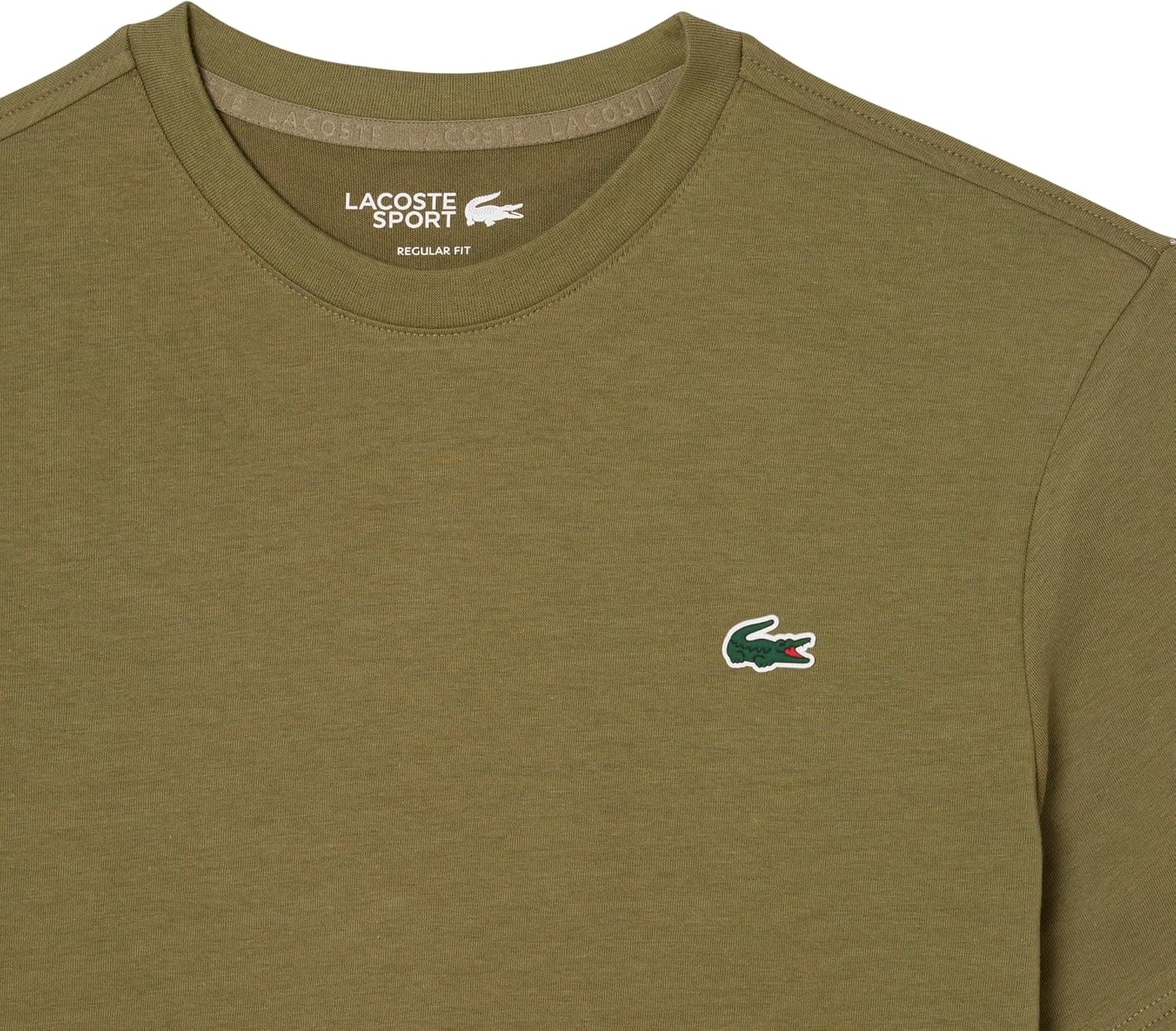 image:imageLacoste Mens Sport Printed UltraDry TShirtOlive