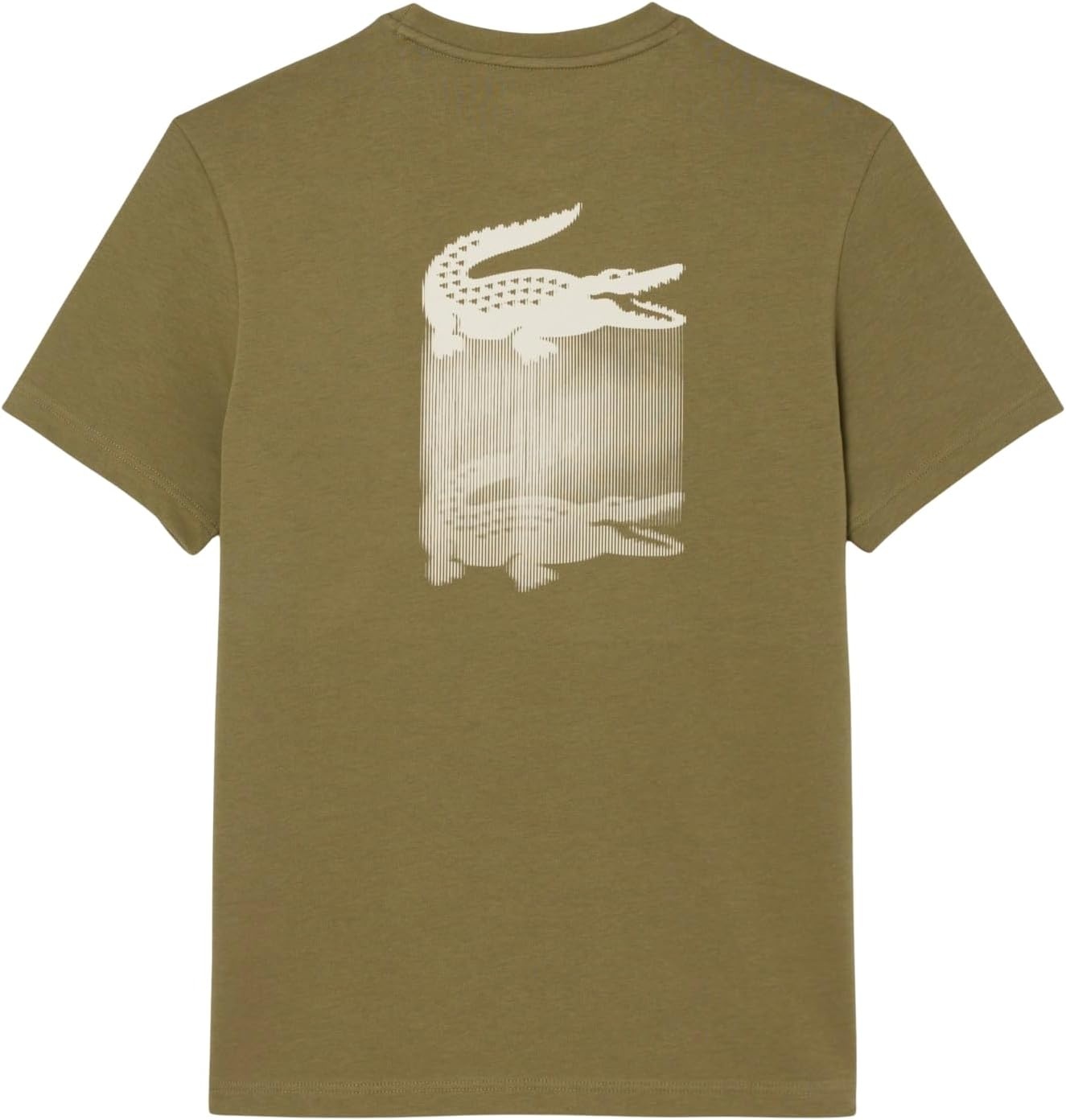 image:imageLacoste Mens Sport Printed UltraDry TShirtOlive