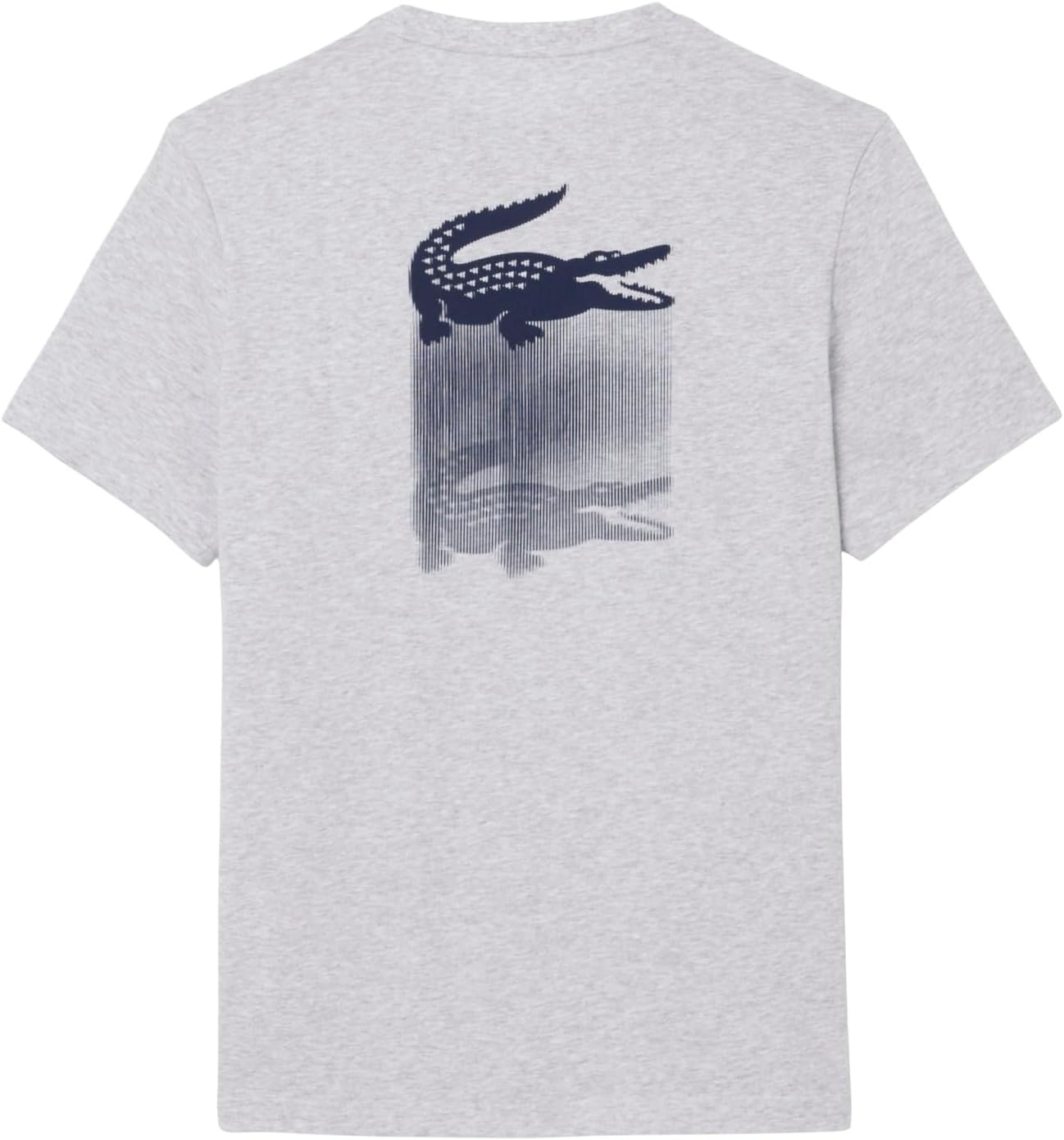 image:imageLacoste Mens Sport Printed UltraDry TShirtSilver Chine