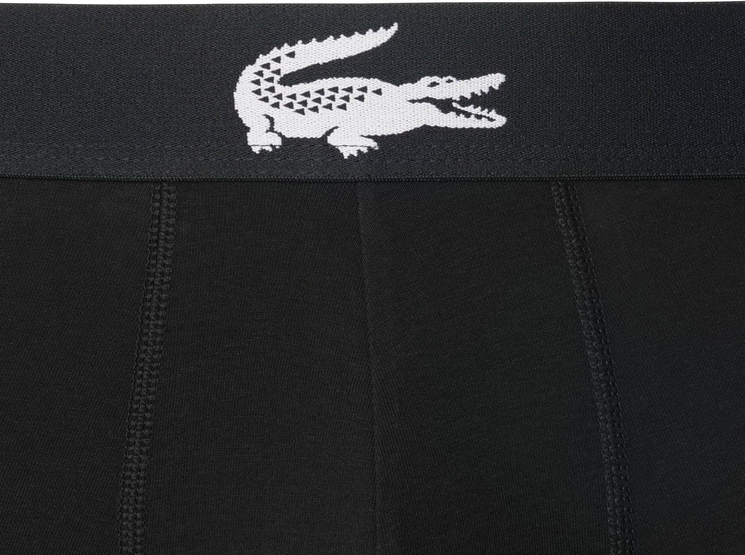 image:imageLacoste Mens Stretch Jersey Boxer Briefs 3packBlack
