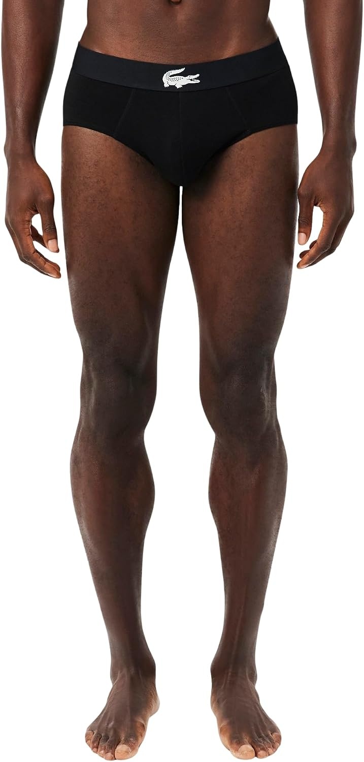 image:imageLacoste Mens Stretch Jersey Briefs 3packBlack