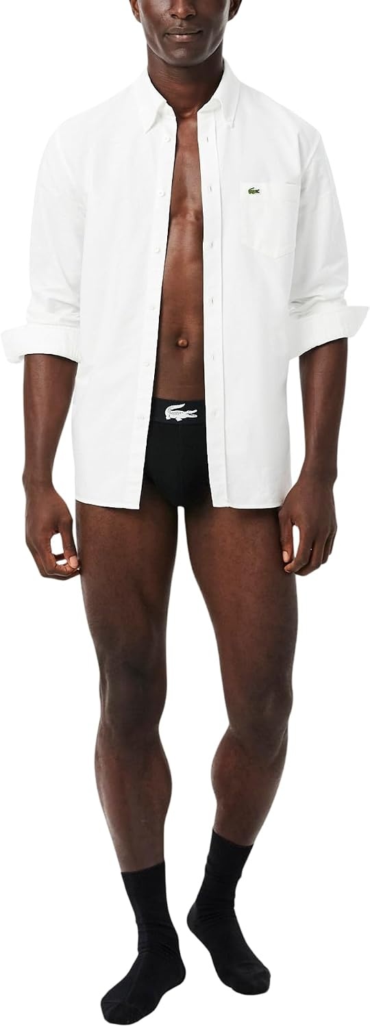 image:imageLacoste Mens Stretch Jersey Briefs 3packBlack