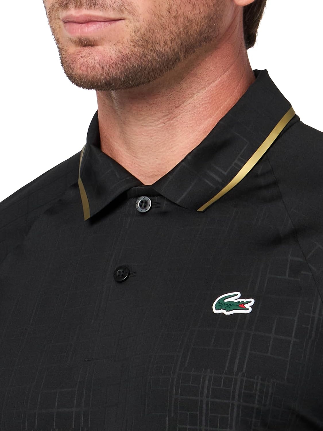 image:imageLacoste Mens Tennis X Novak Djokovic on Court PoloBlack