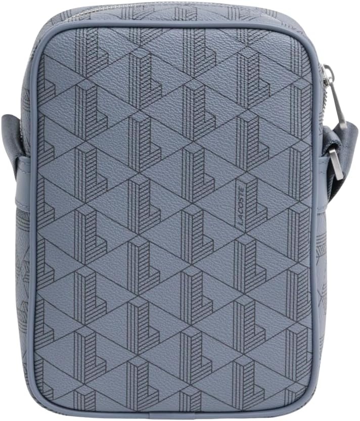 image:imageLacoste Mens The Blend Satchel Mono Folkstone Gray Abime One Size