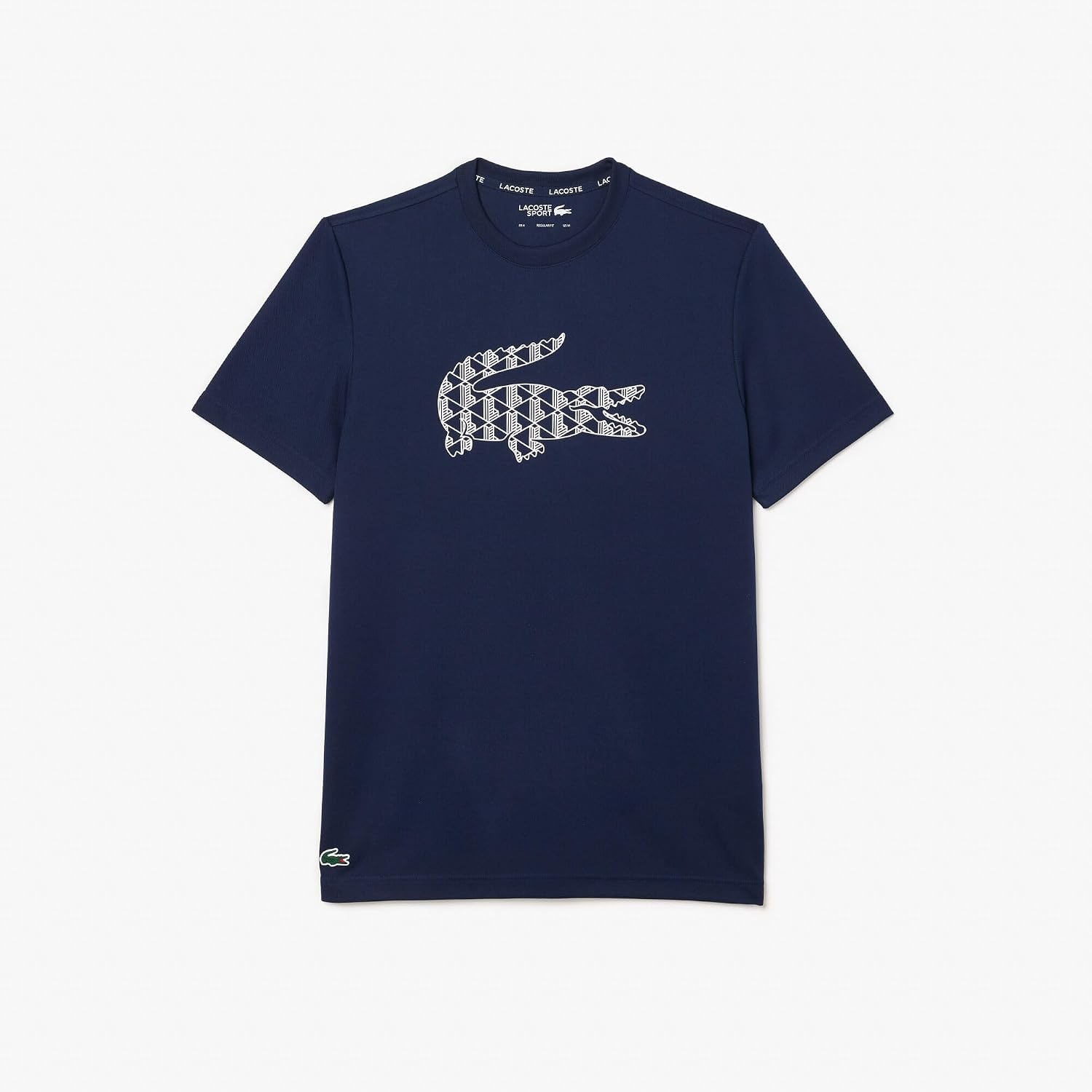 image:imageLacoste Mens Ultra Dry Piqu Tennis TShirtNavy Blue