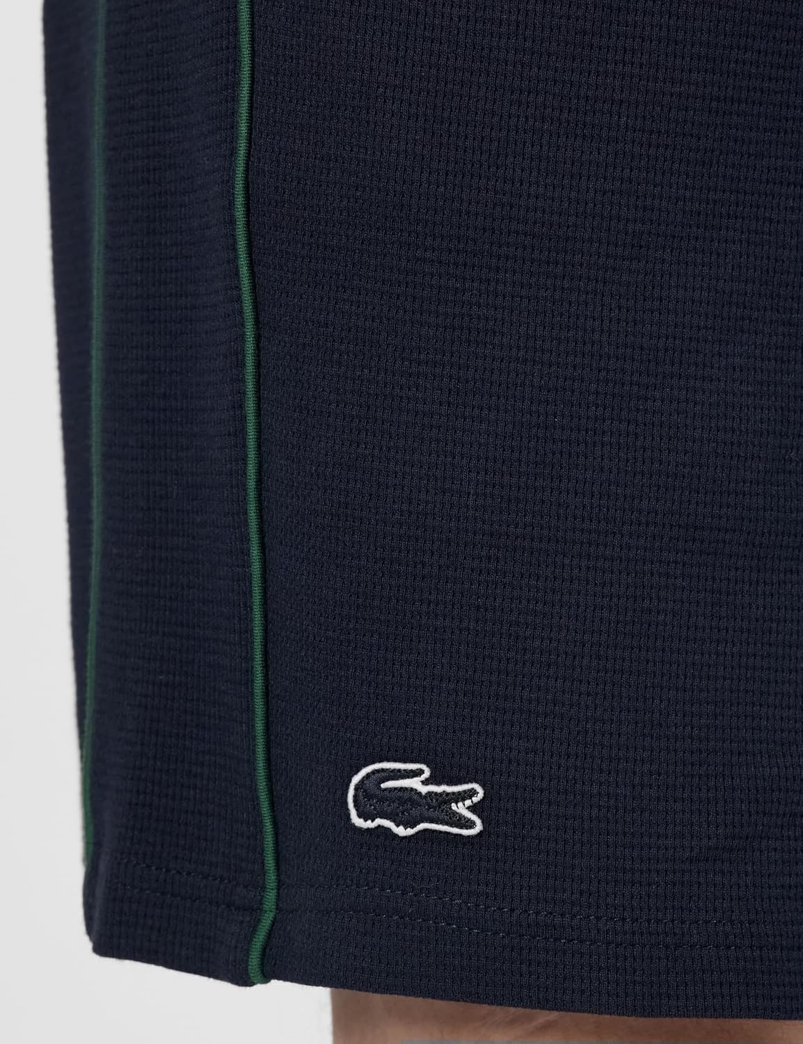 image:imageLacoste Mens Waffle Collection Loungewear ShortsDark Blue Green