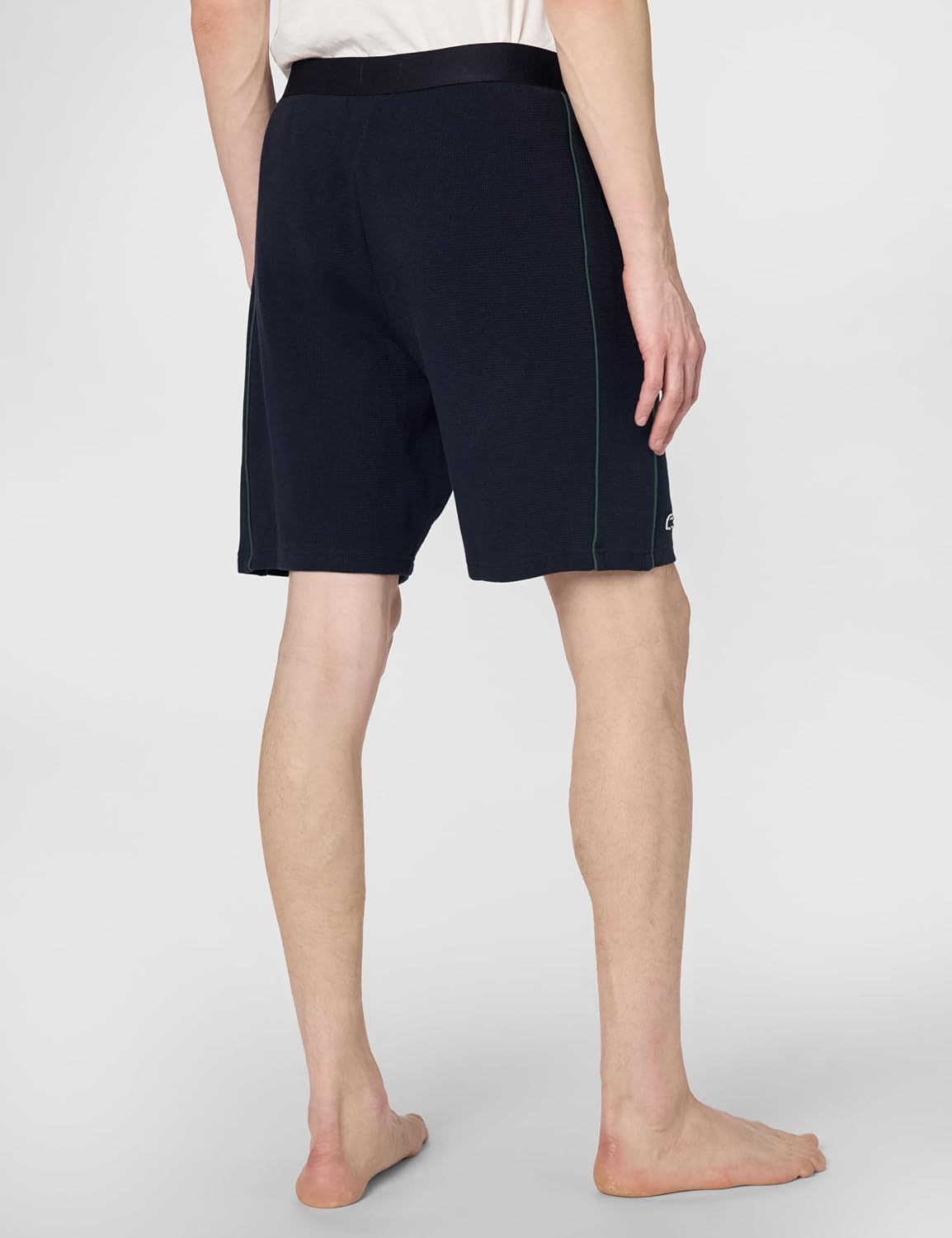 image:imageLacoste Mens Waffle Collection Loungewear ShortsDark Blue Green