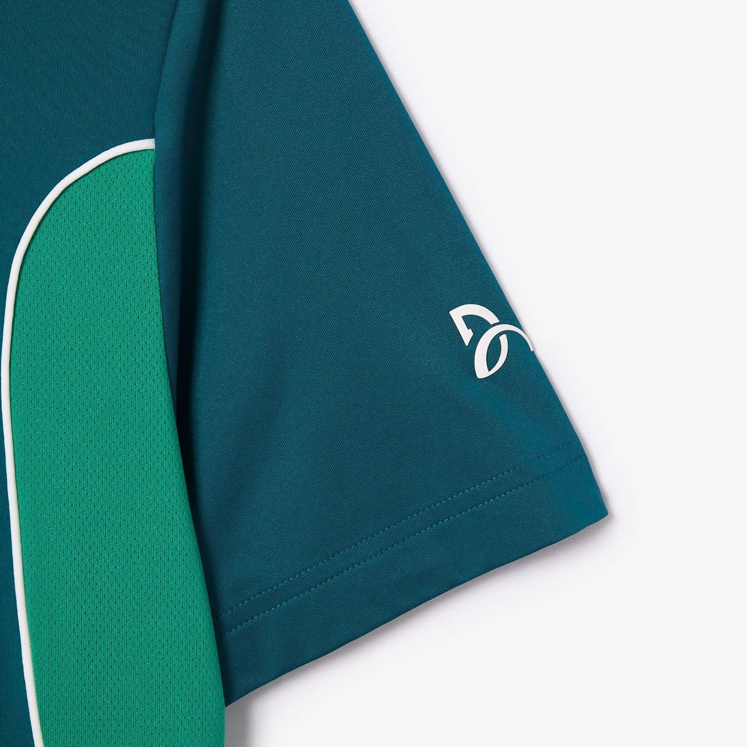 image:imageLacoste Mens X Novak Djokovic Regular Fit Colorblock PoloDanubeGreenfinch