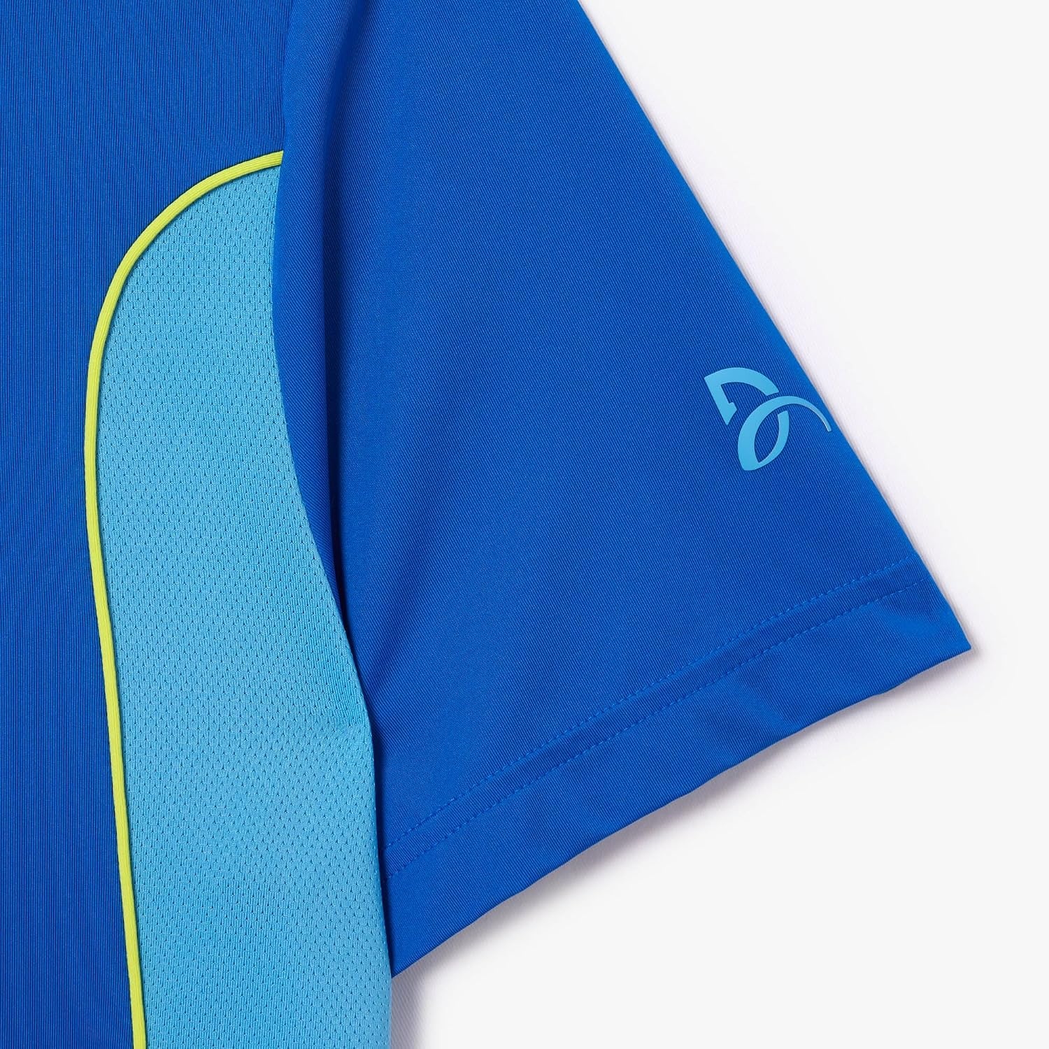 image:imageLacoste Mens X Novak Djokovic Regular Fit Colorblock PoloMarinaArgentine Blue