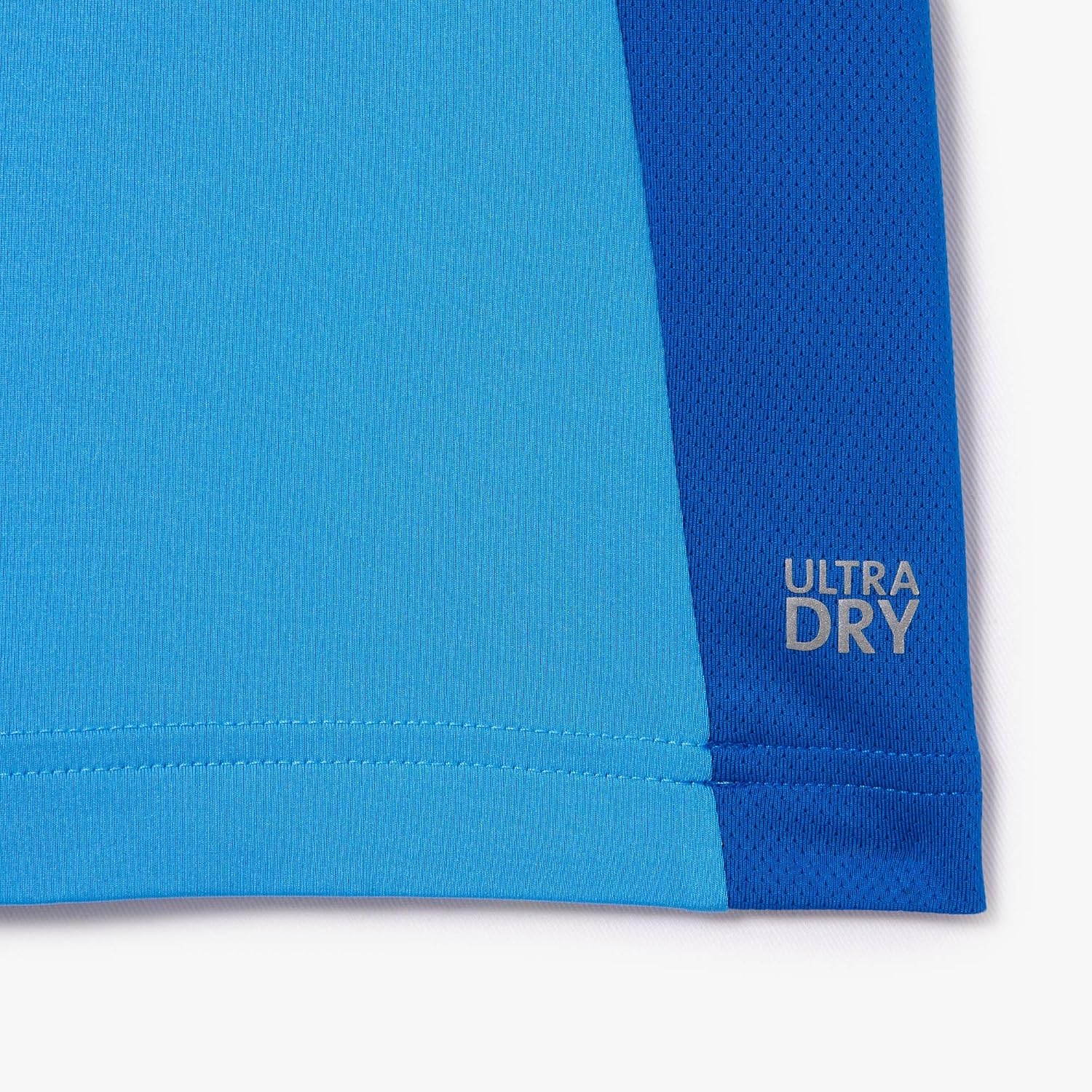 image:imageLacoste Mens X Novak Djokovic Regular Fit Colorblock PoloMarinaArgentine Blue
