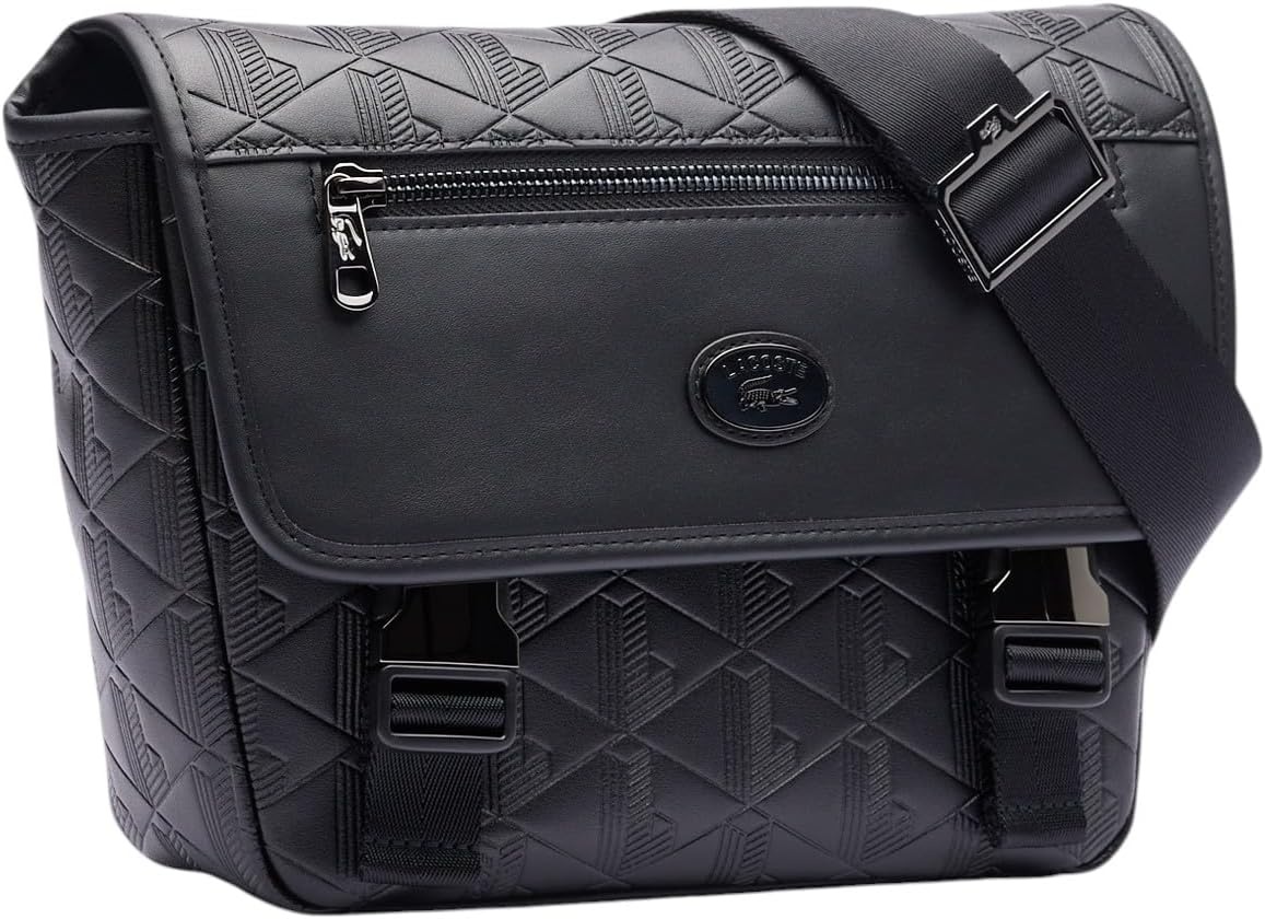 image:imageLacoste Nomogramme Small Flap Close Messenger BagBlack