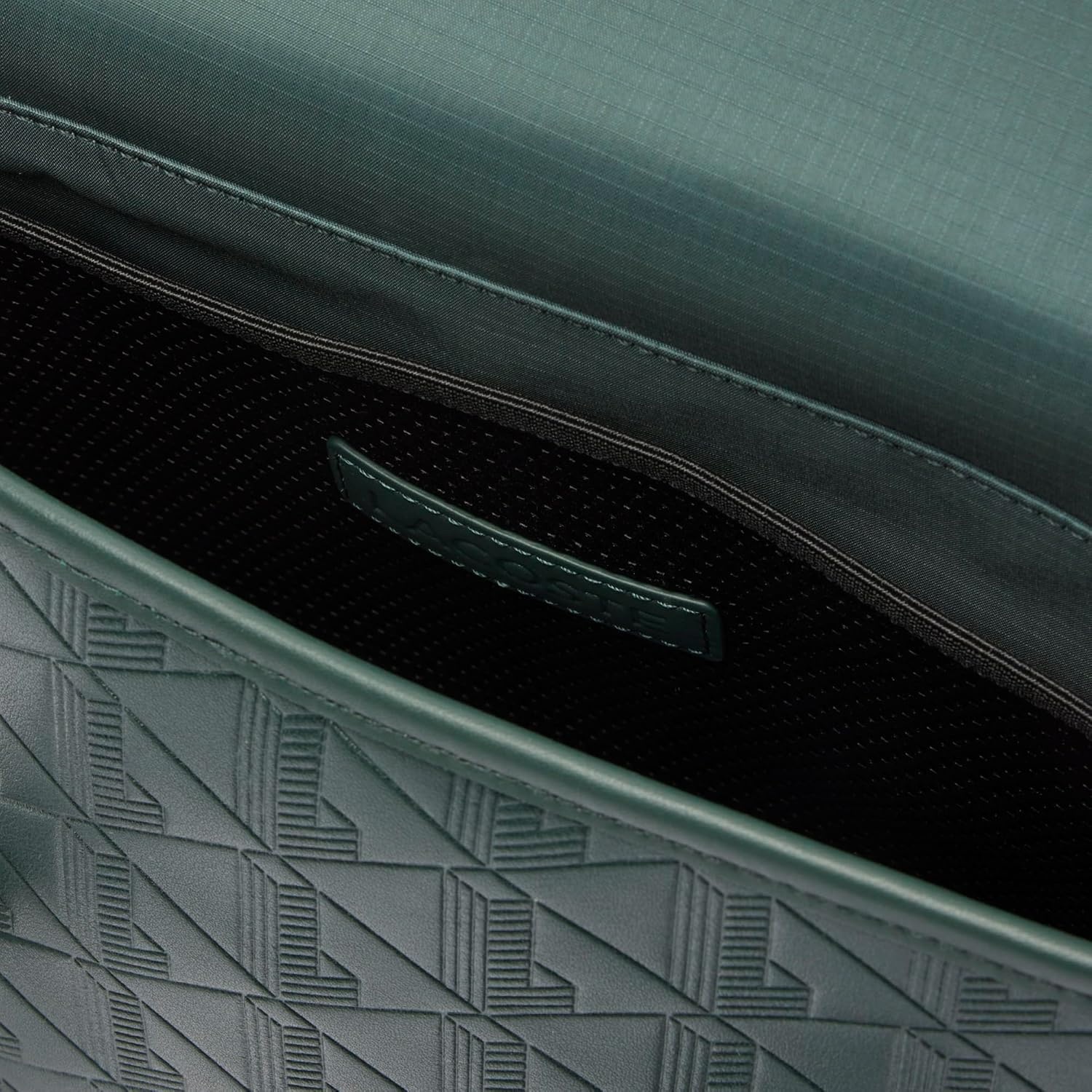 image:imageLacoste Nomogramme Small Flap Close Messenger BagDark Green