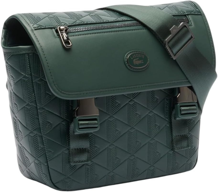 image:imageLacoste Nomogramme Small Flap Close Messenger BagDark Green