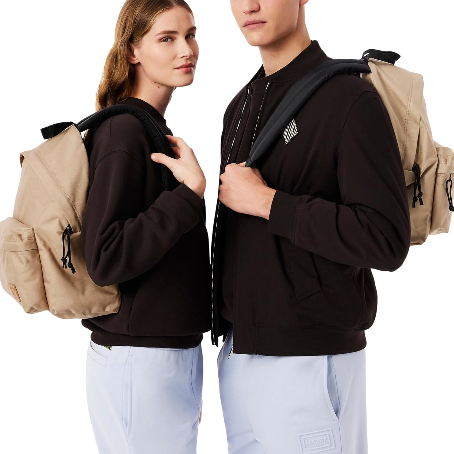 image:imageLacoste Unisex Casual Croc Backpack Viennois One SizeBeige