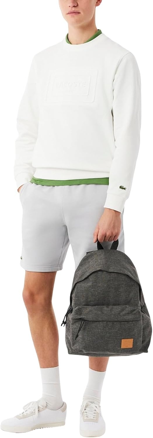 image:imageLacoste Unisex Casual Croc Backpack Viennois One SizeDark Marble Grey