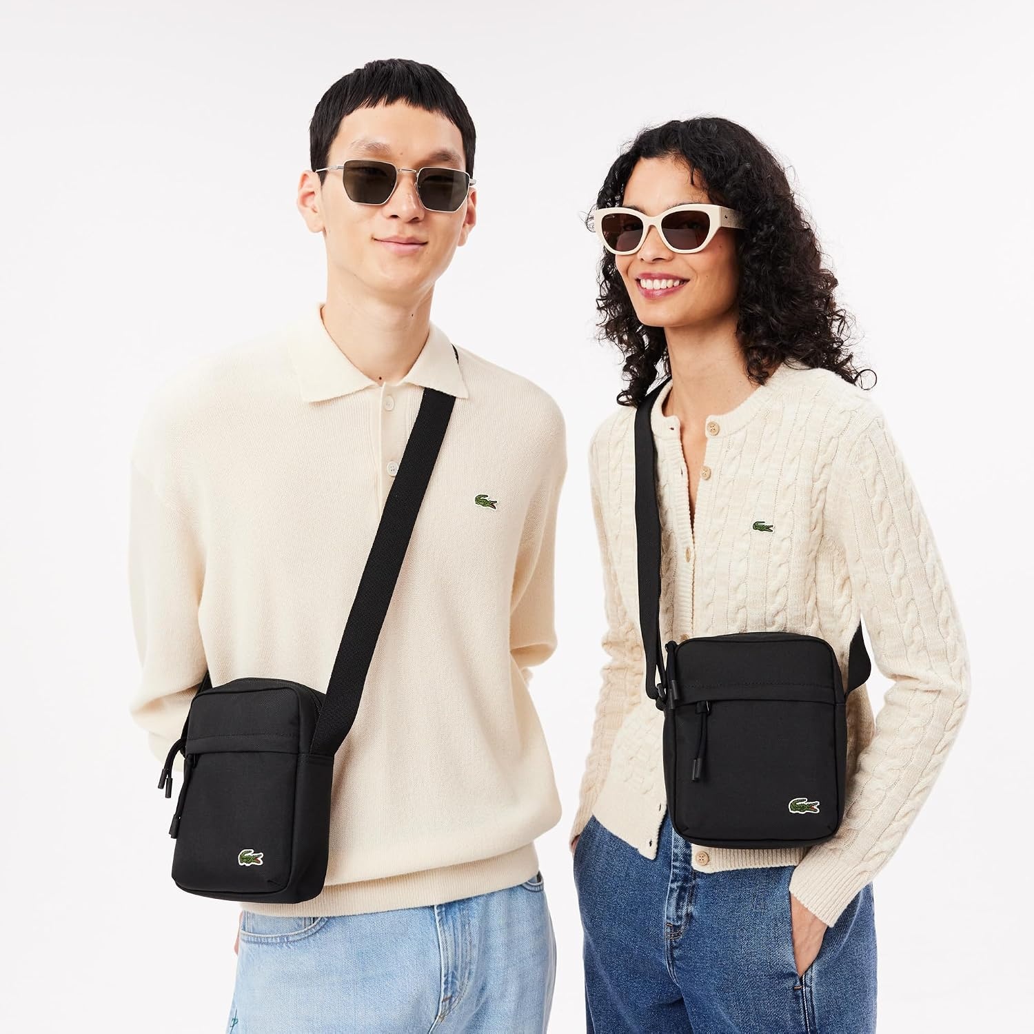 image:imageLacoste Unisex Neocroc Crossbody BagBlack