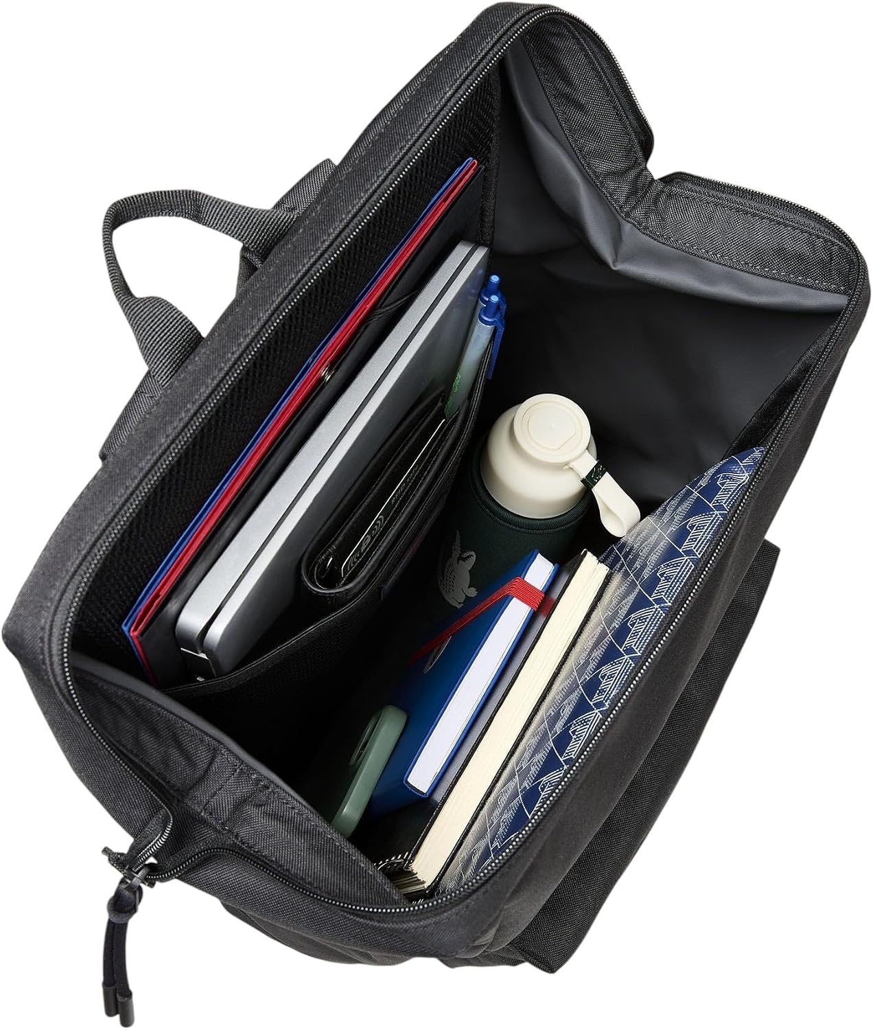 image:imageLacoste Unisex Neocroc Rectangular Backpack Black One SizeBlack