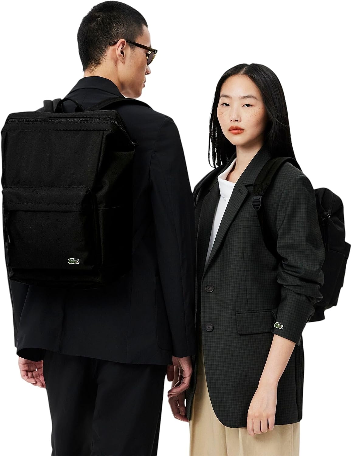 image:imageLacoste Unisex Neocroc Rectangular Backpack Black One SizeBlack