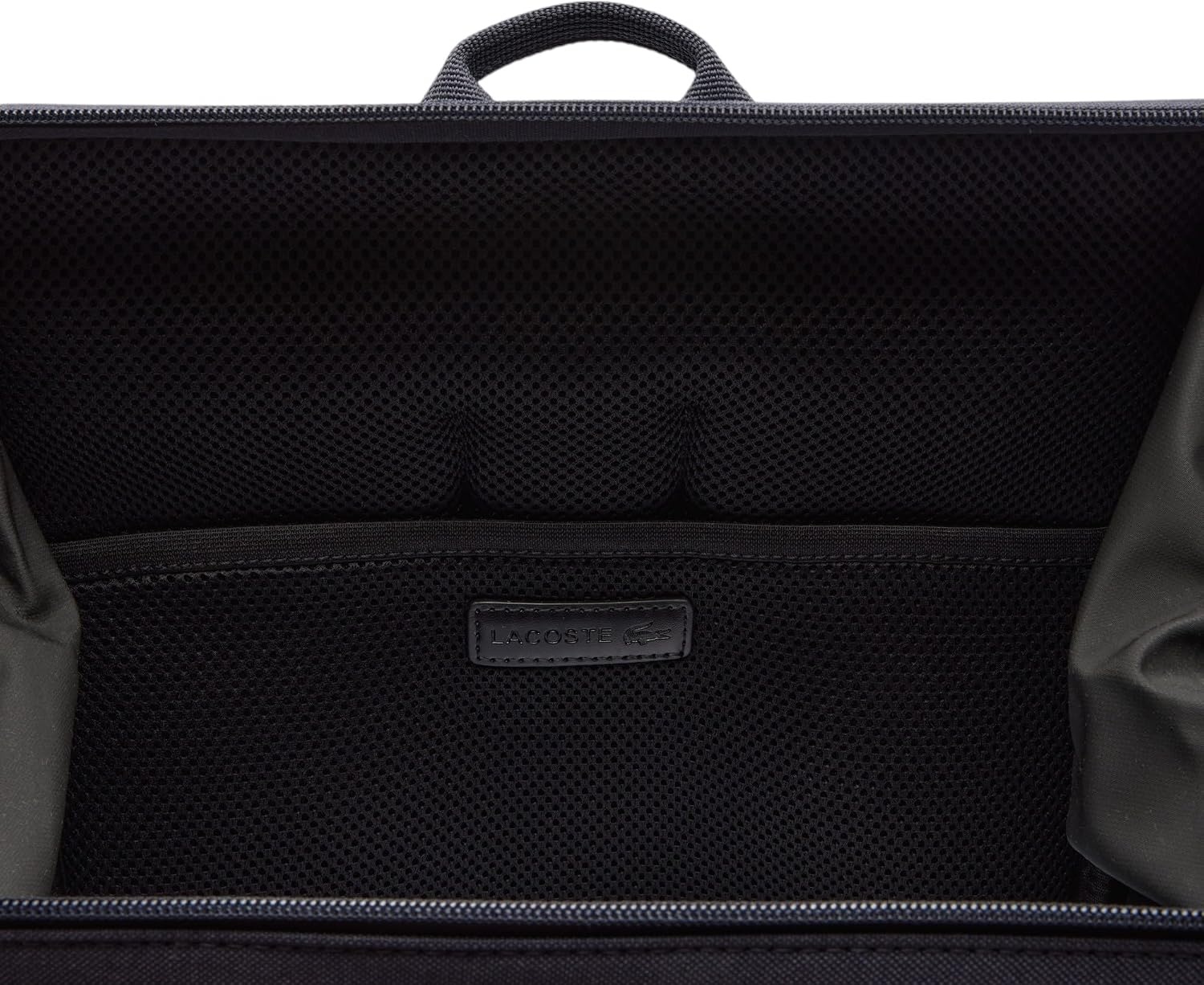 image:imageLacoste Unisex Neocroc Rectangular Backpack Black One SizeDark Sapphire