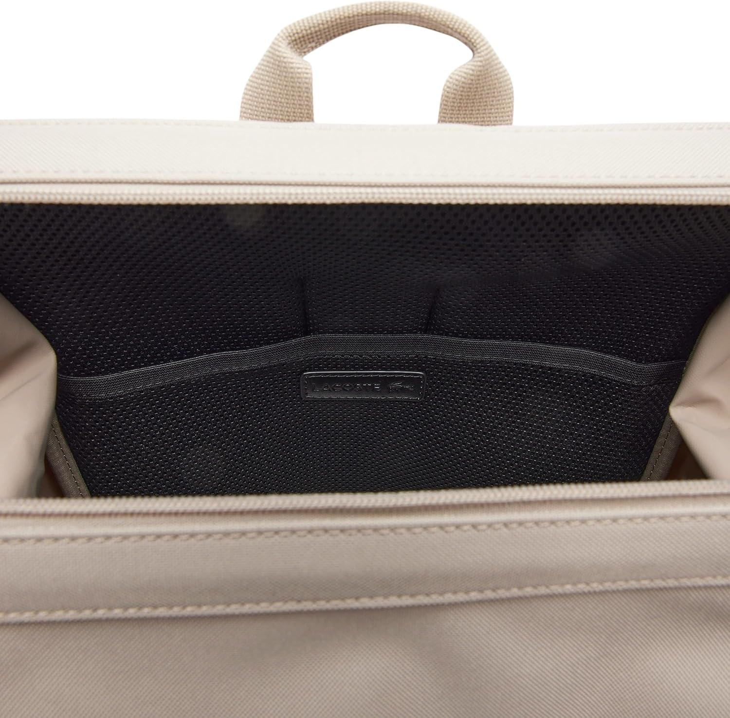 image:imageLacoste Unisex Neocroc Rectangular Backpack Black One SizeRoasted Cashew