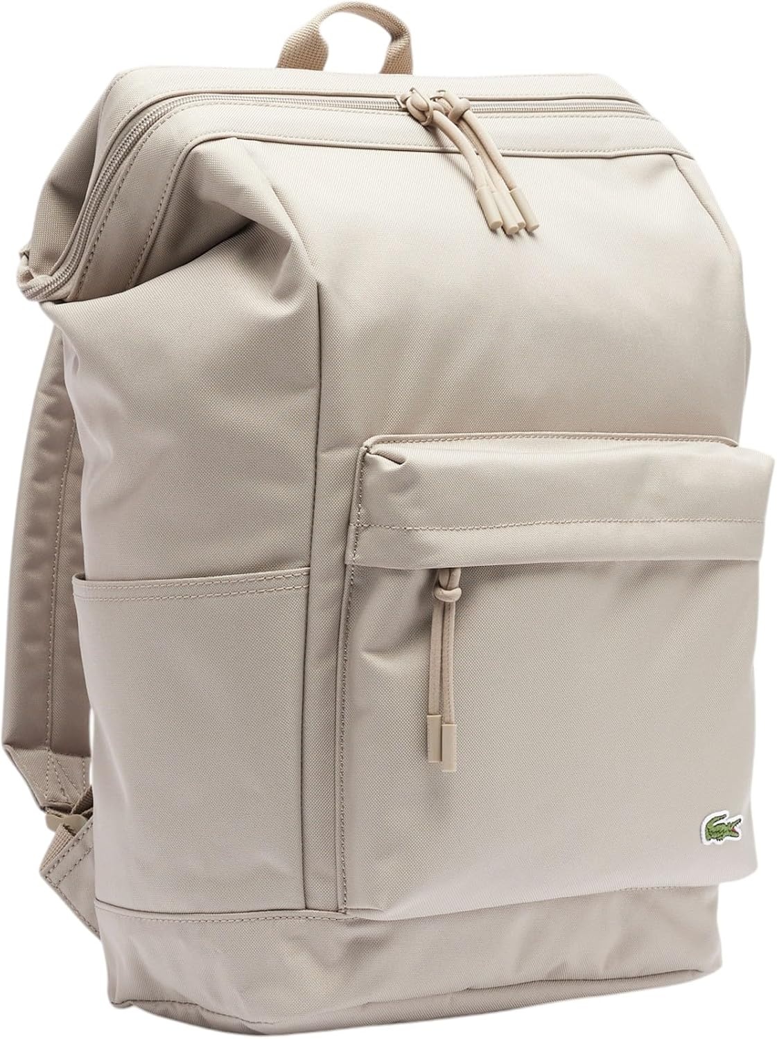 image:imageLacoste Unisex Neocroc Rectangular Backpack Black One SizeRoasted Cashew