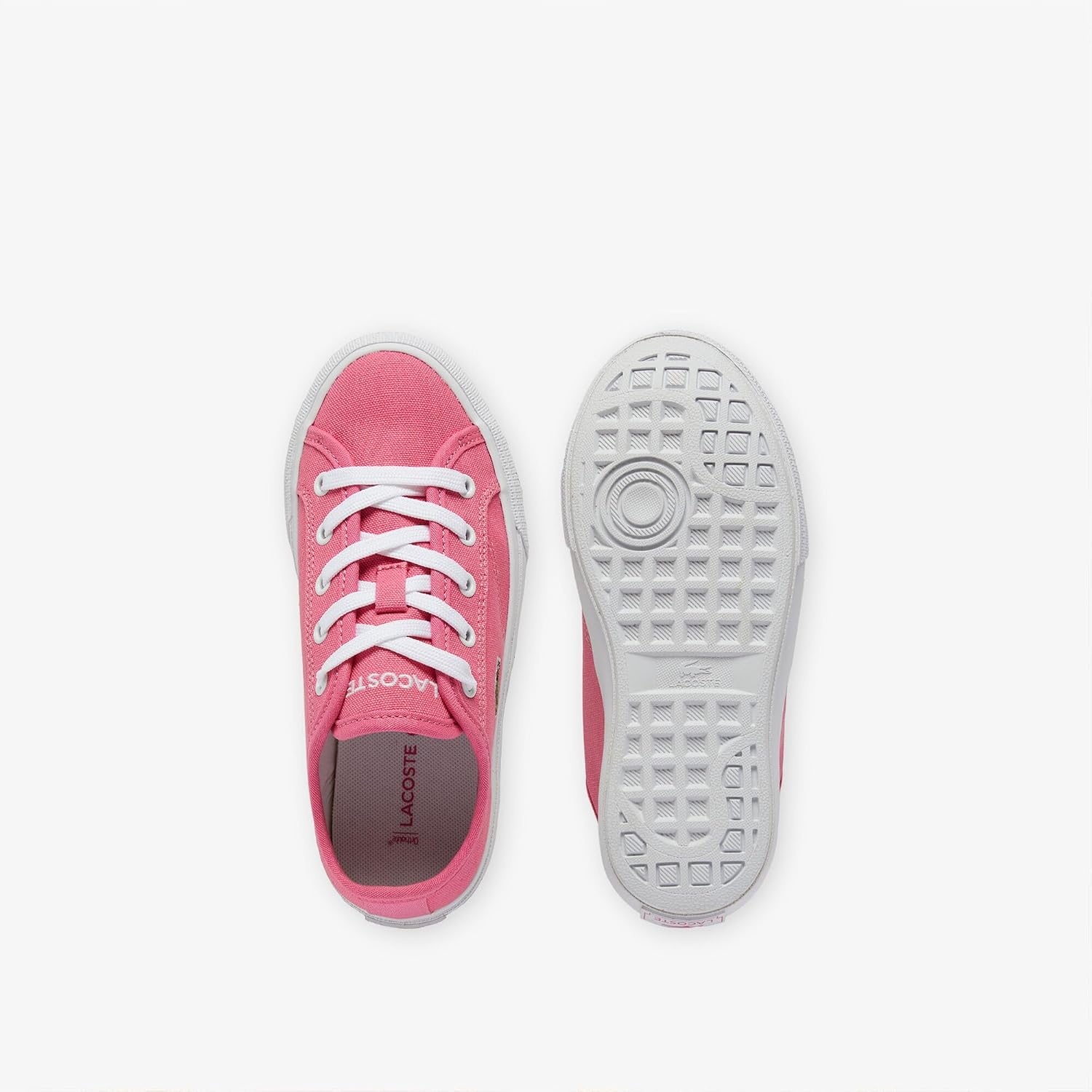image:imageLacoste UnisexChild Backcourt SneakersPinkWhite