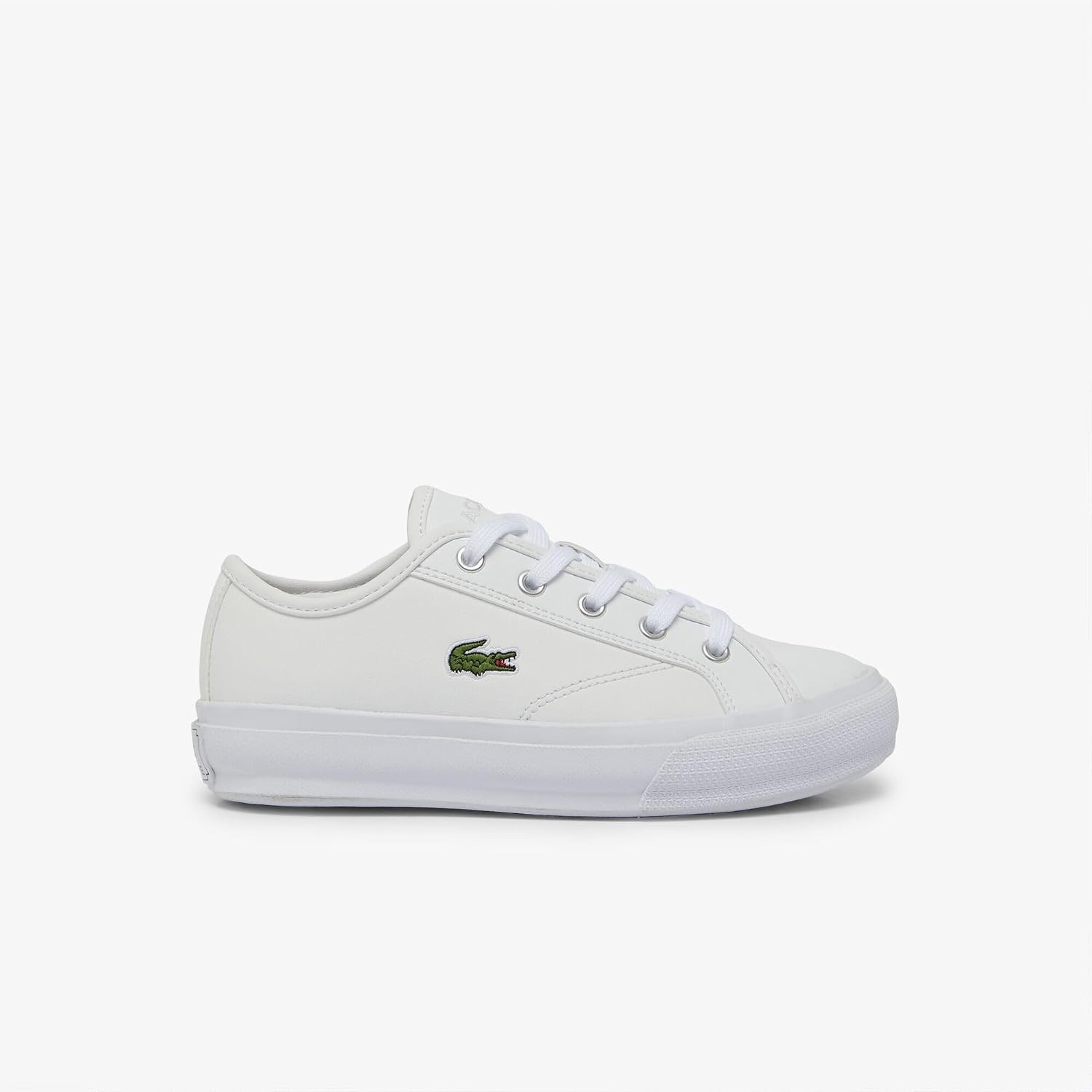 image:imageLacoste UnisexChild Backcourt SneakersWhiteGlossLogMarzipanJava Blue