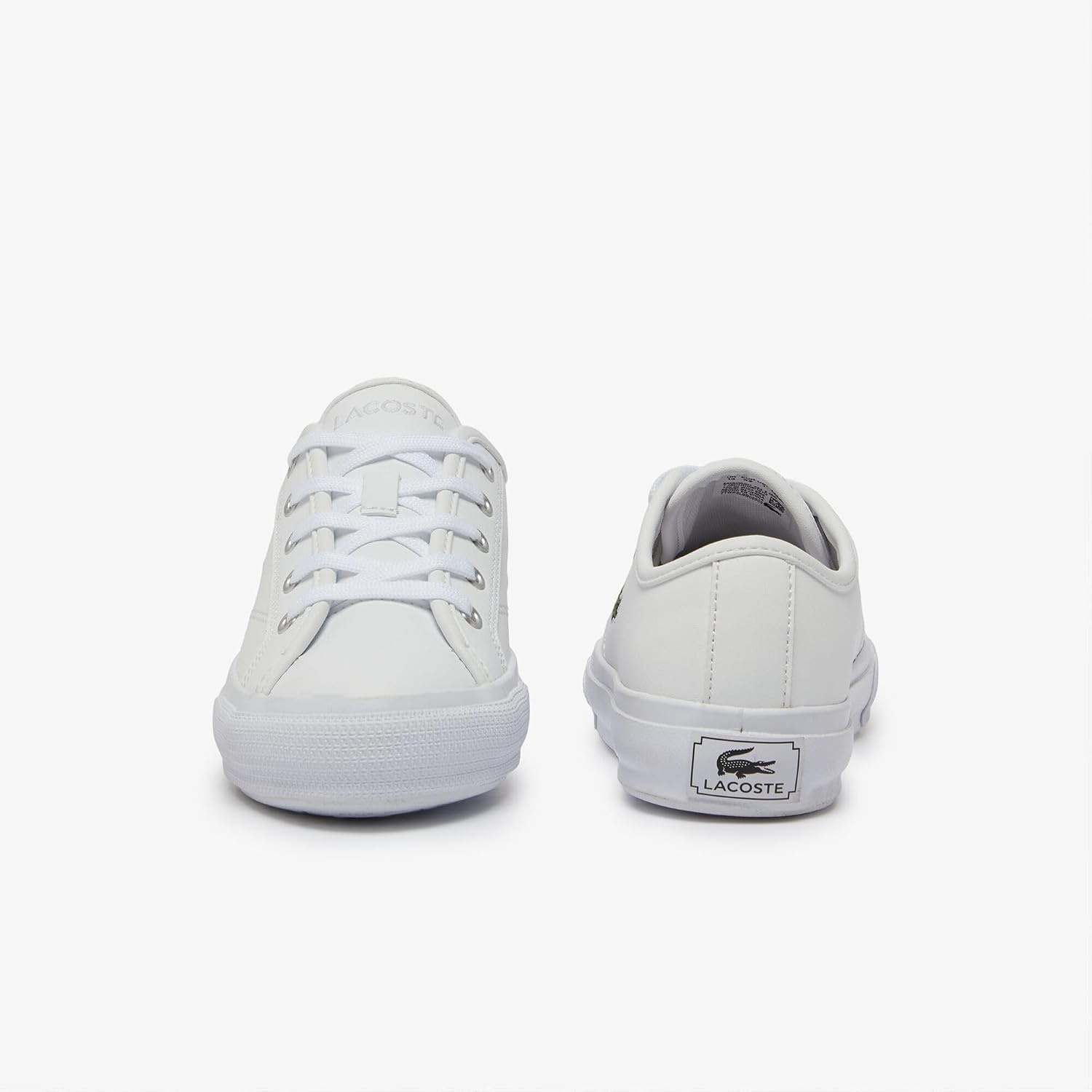 image:imageLacoste UnisexChild Backcourt SneakersWhiteGlossLogMarzipanJava Blue